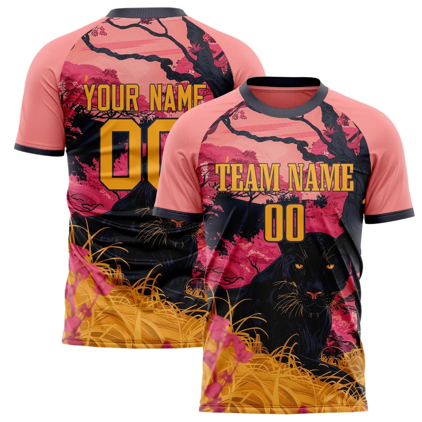 Die Welt der Sporttrikots: Basketballtrikot, Grünfisch und Rosa Trikot Fußball