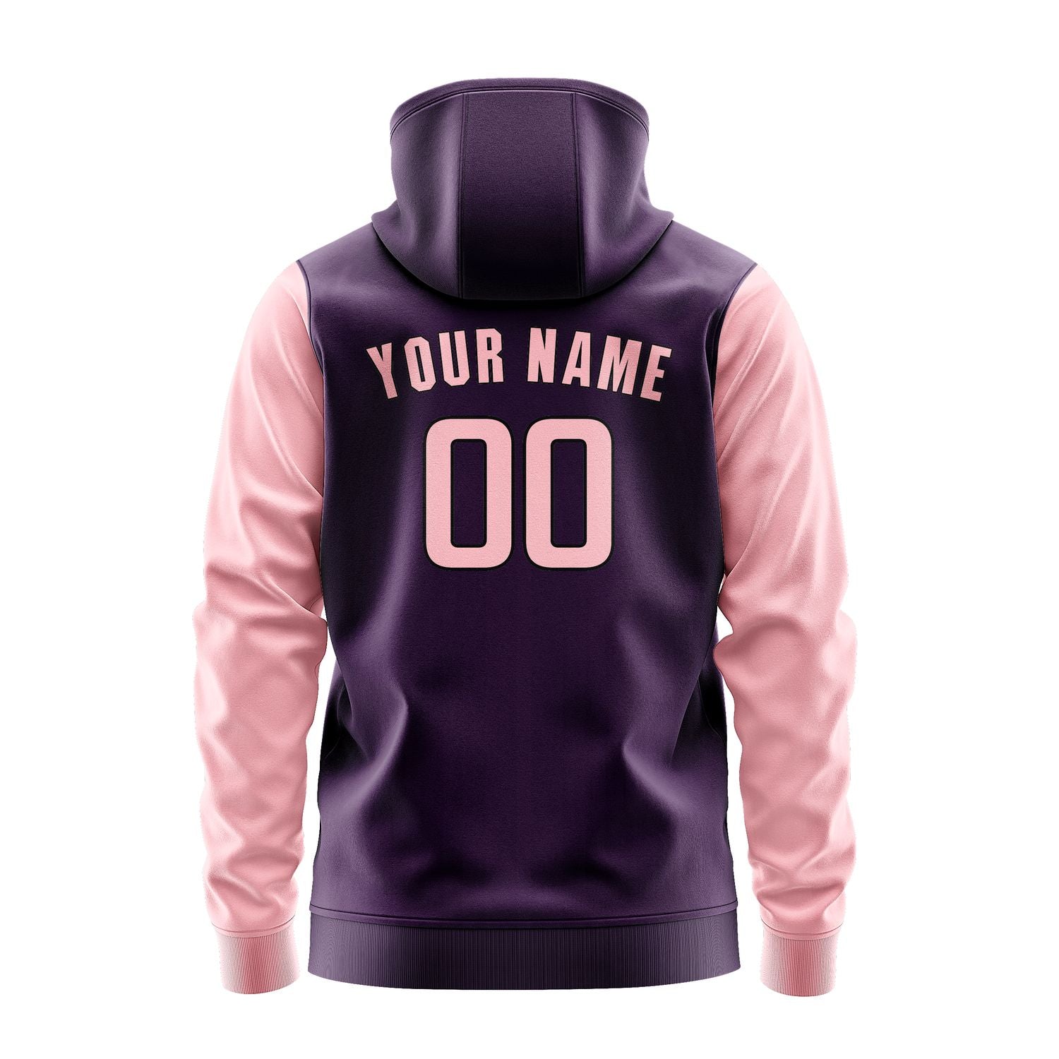 Maßgeschneidertes Lila Rosa Hoodie 0707212107B31721