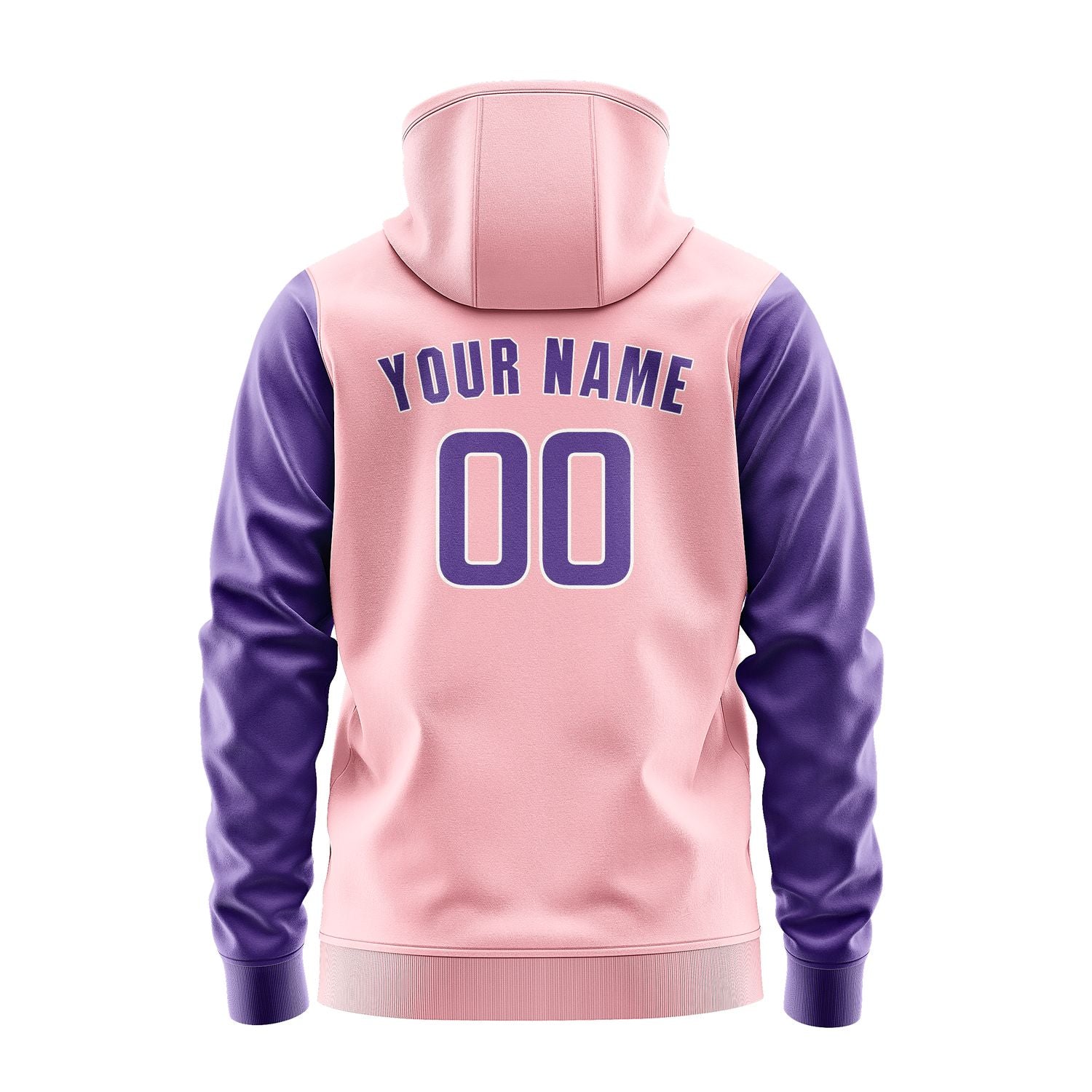 Maßgeschneidertes Rosa Lavendel Hoodie 2121232321B31823