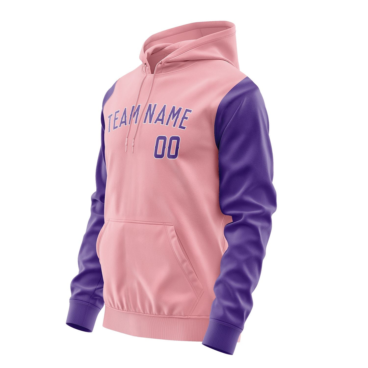 Maßgeschneidertes Rosa Lavendel Hoodie 2121232321B31823