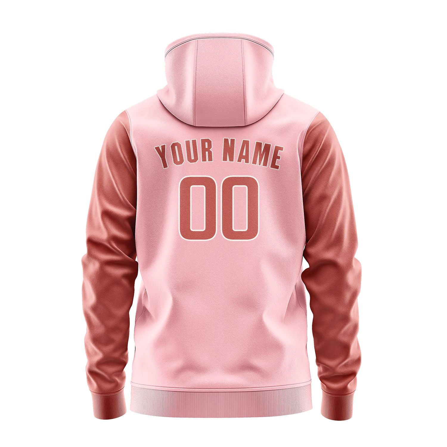 Maßgeschneidertes Rosa Kupferrose Hoodie 2121292921B31829