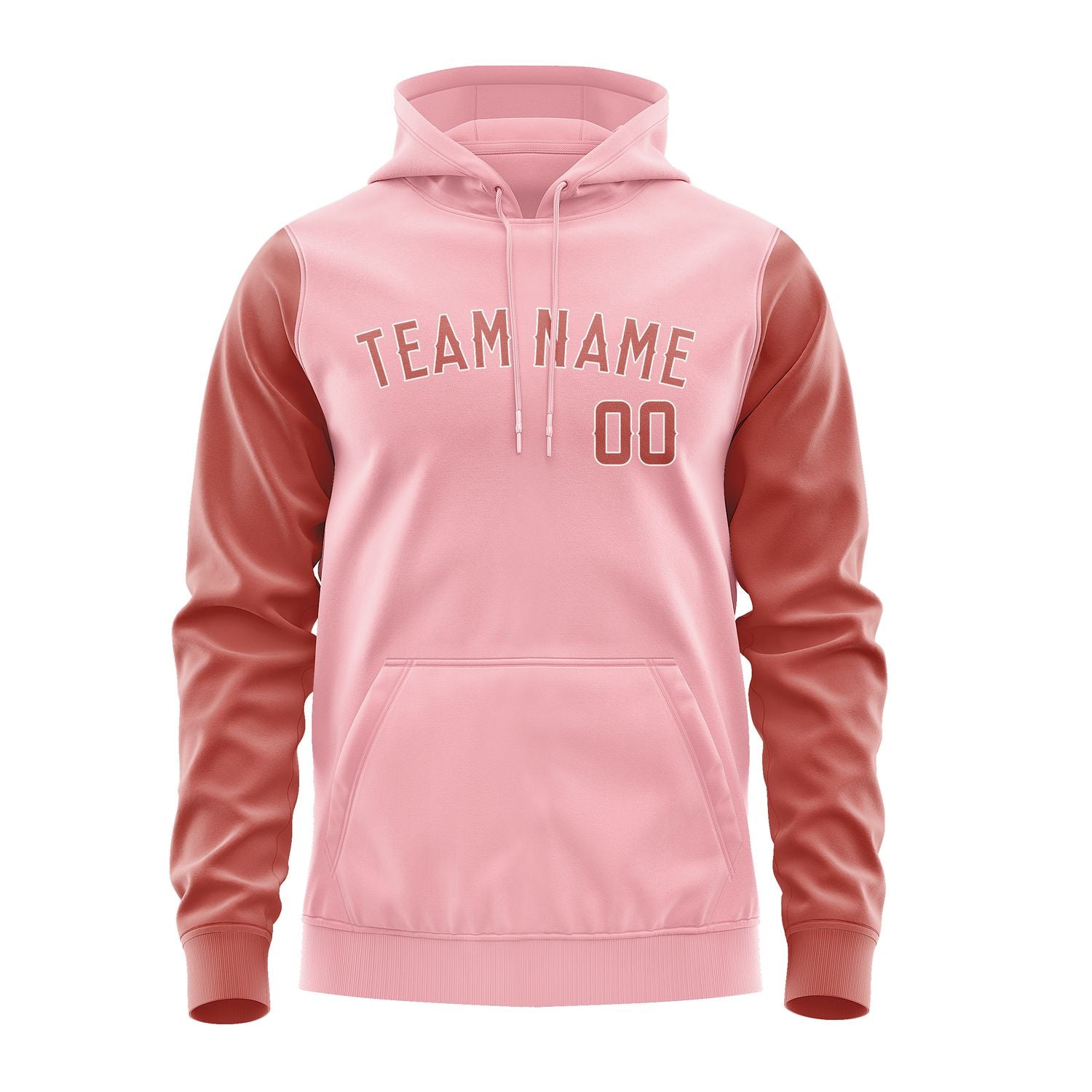 Maßgeschneidertes Rosa Kupferrose Hoodie 2121292921B31829