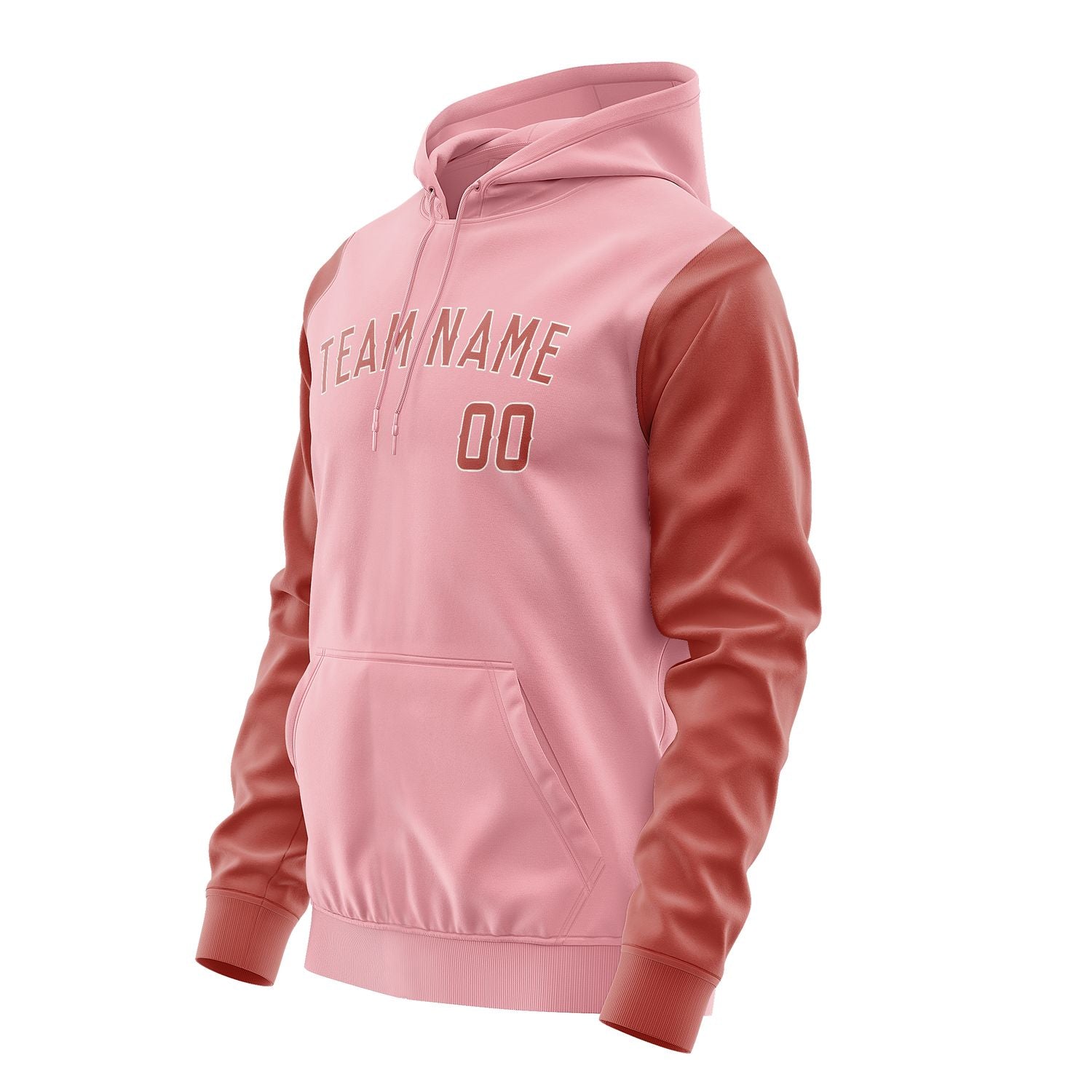 Maßgeschneidertes Rosa Kupferrose Hoodie 2121292921B31829