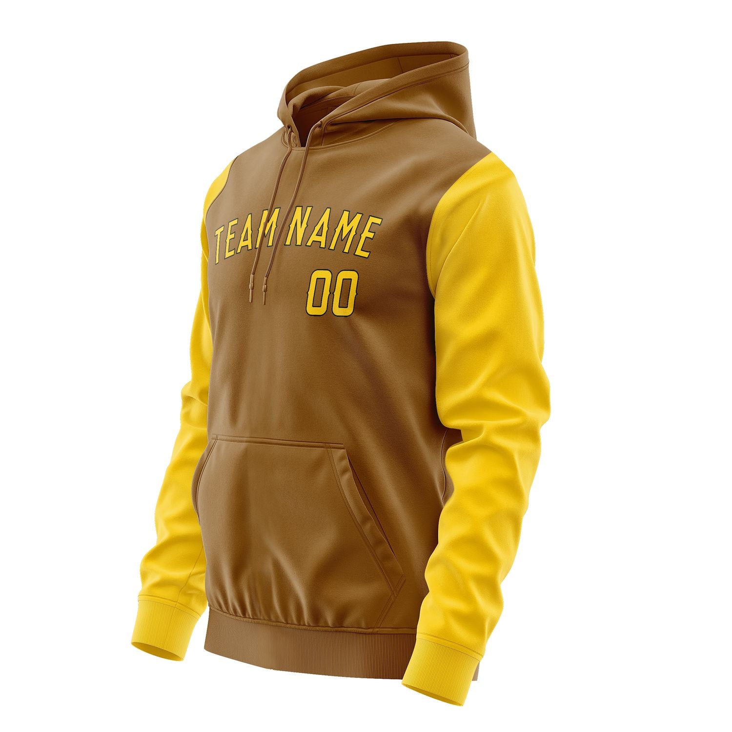 Maßgeschneidertes Khaki Gold Hoodie 2222303022B31730