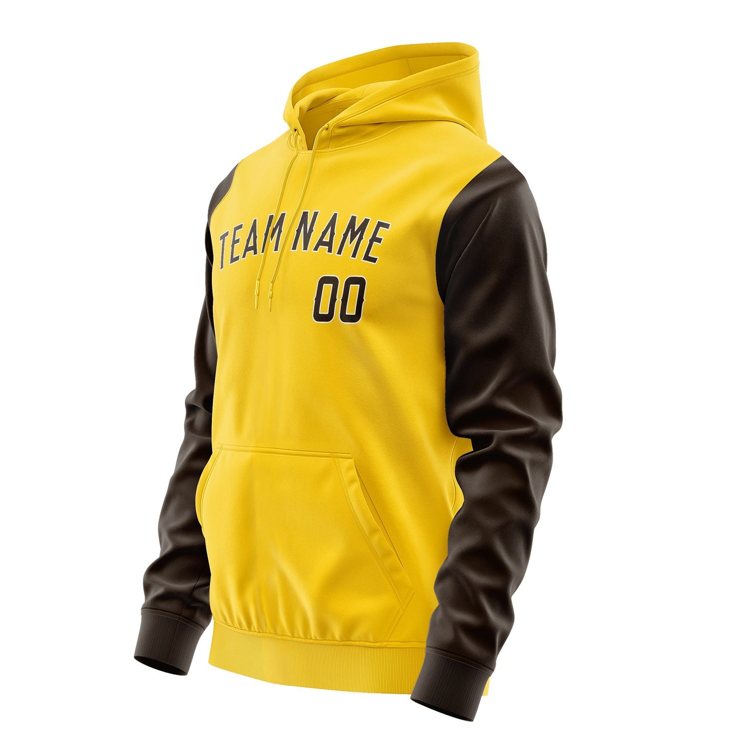 Maßgeschneidertes Gold Braun Hoodie 3030010130B31801