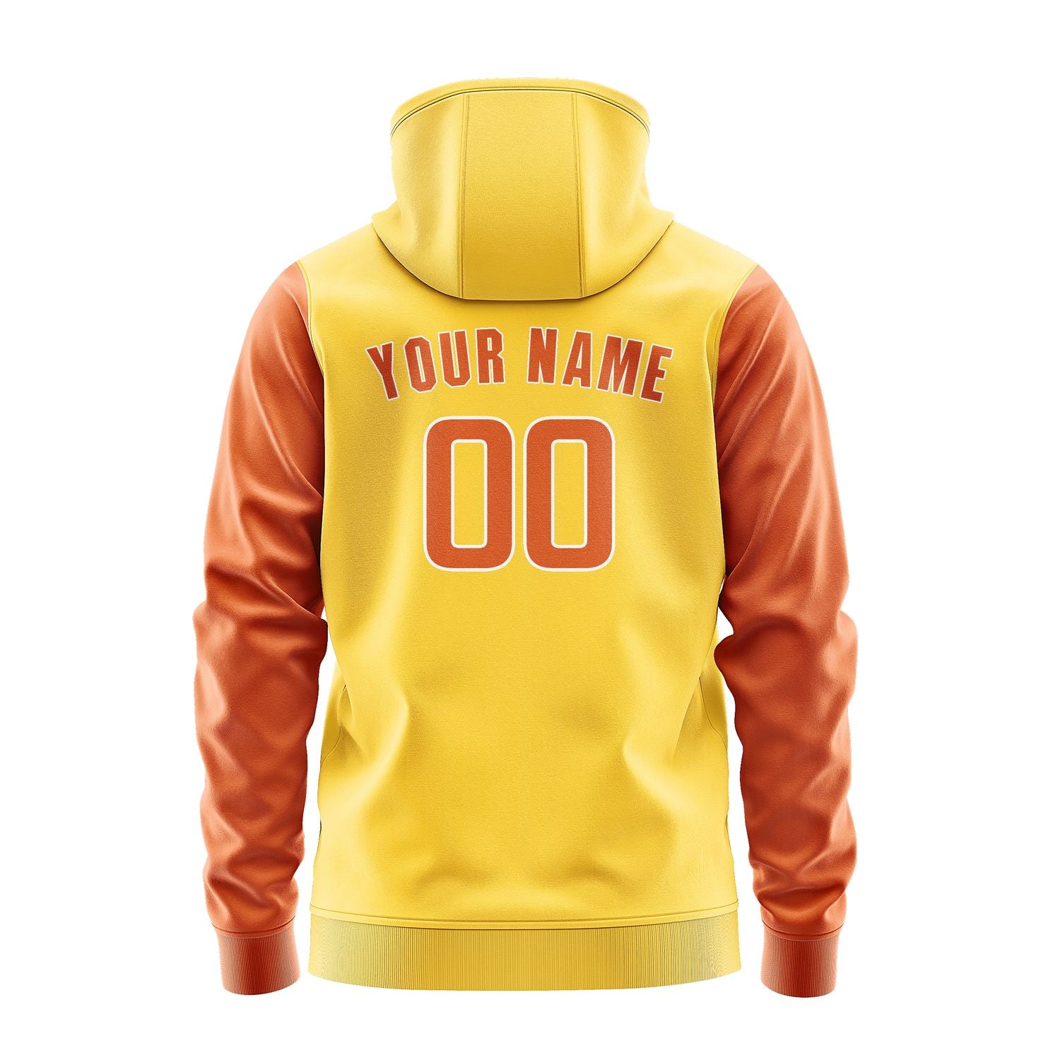 Maßgeschneidertes Gold Orange Hoodie 3030282830B31828