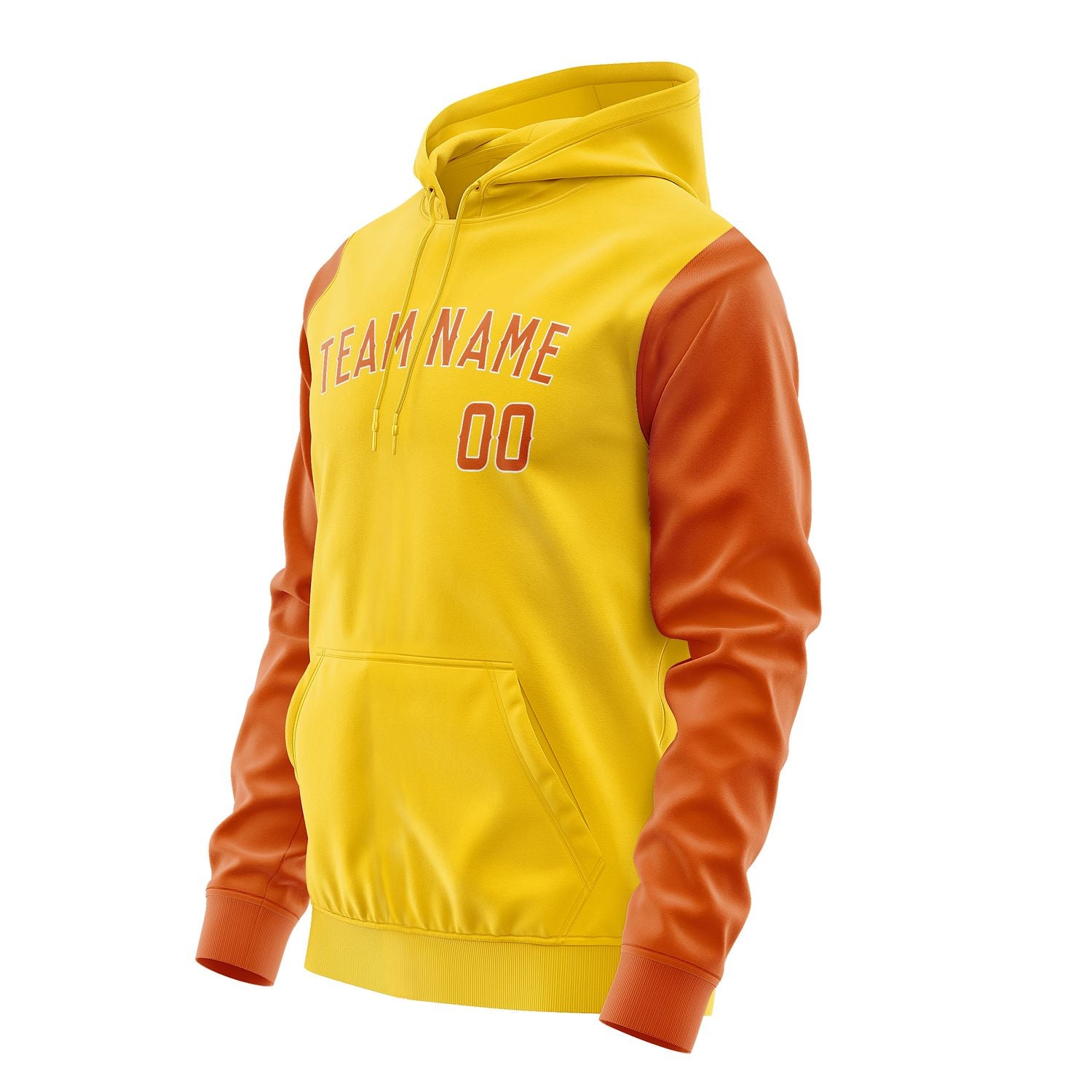 Maßgeschneidertes Gold Orange Hoodie 3030282830B31828