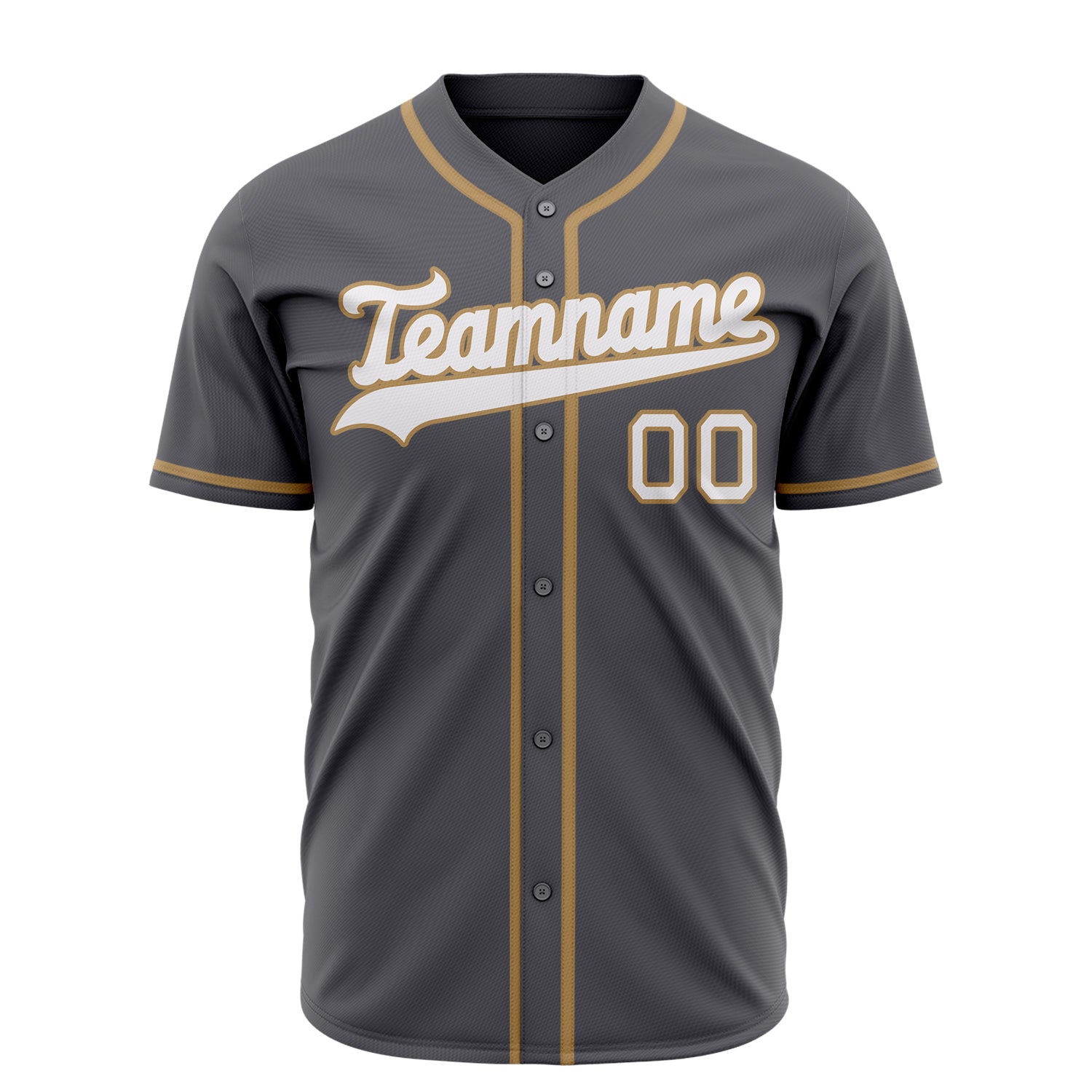 Benutzerdefiniertes Professionelles Stahlgrau Weiß Baseballtrikot