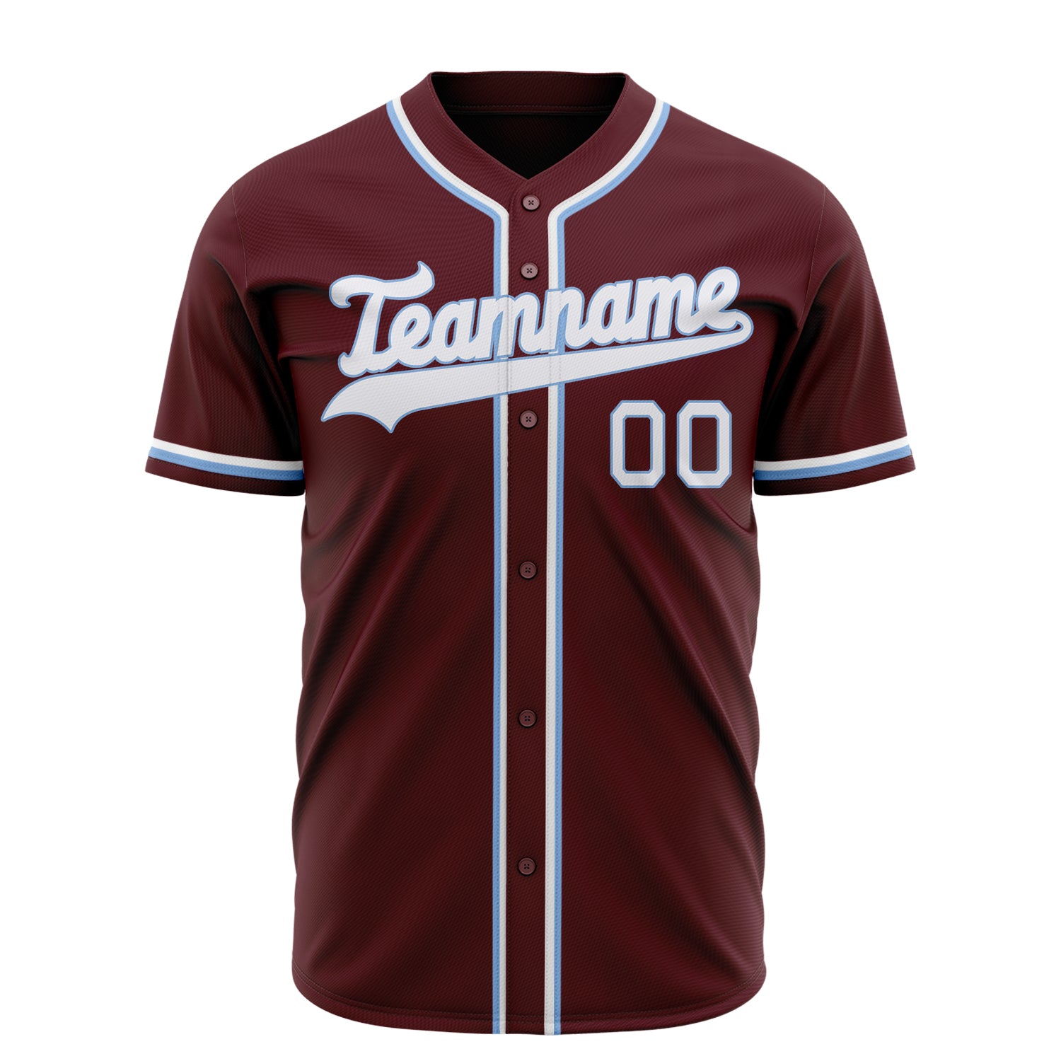 Benutzerdefiniertes Professionelles Karmesinrot Weiß Baseballtrikot