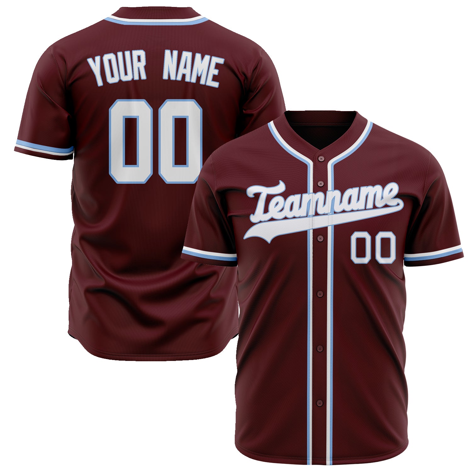 Benutzerdefiniertes Professionelles Karmesinrot Weiß Baseballtrikot BB02240601KZ307