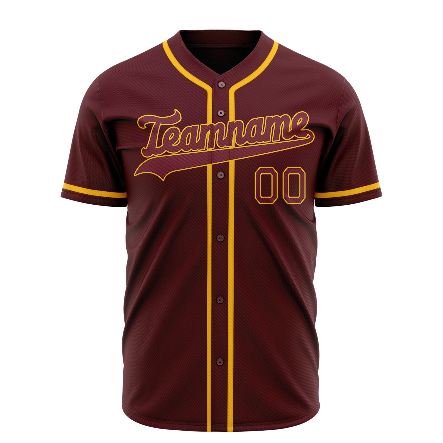 Benutzerdefiniertes Professionelles Karmesinrot Rot Baseballtrikot