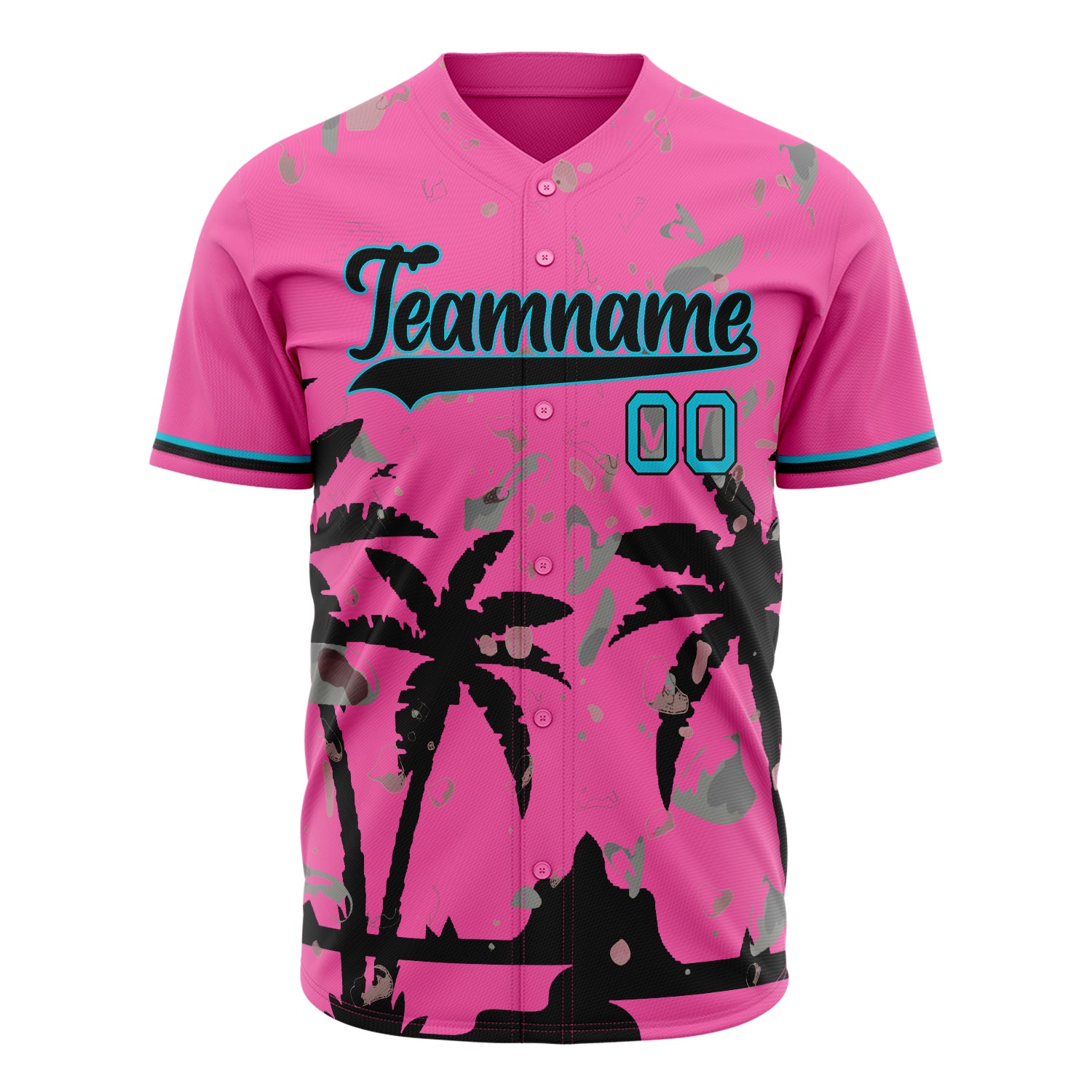 Benutzerdefiniertes Professionelles Rosa Lakes Blau Baseballtrikot