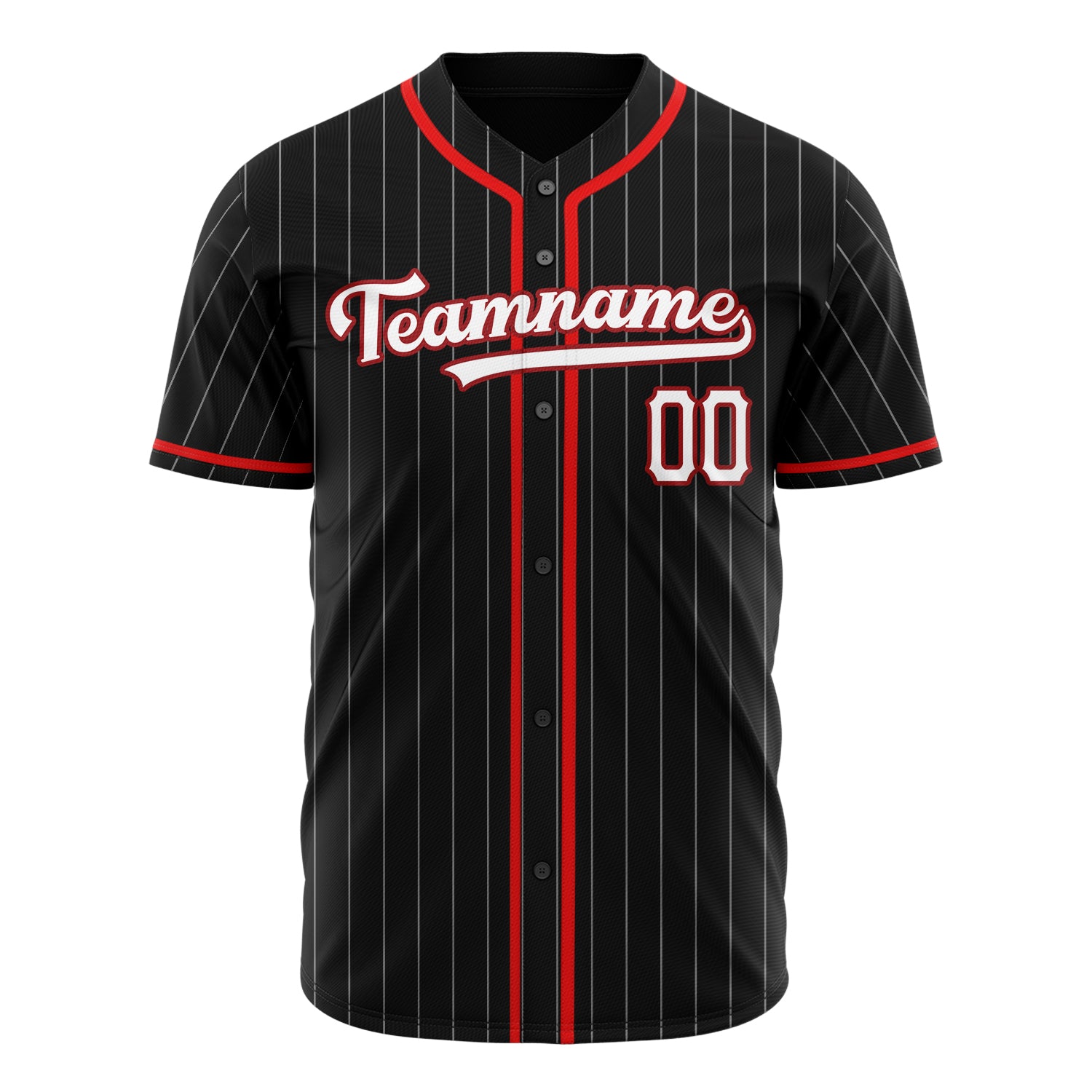 Benutzerdefiniertes Professionelles Schwarz Weiß Baseballtrikot