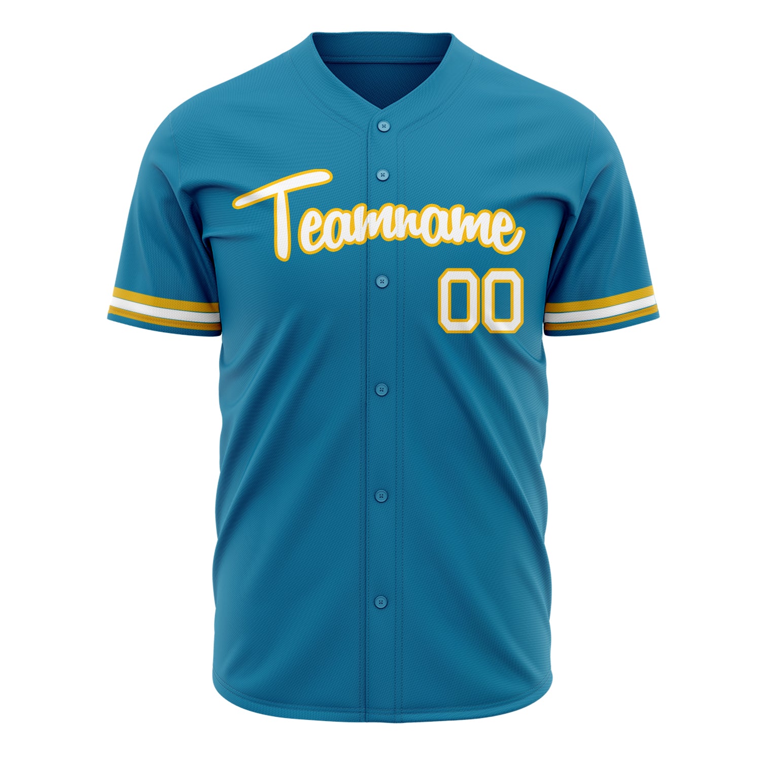 Benutzerdefiniertes Professionelles Pantherblau Weiß Baseballtrikot