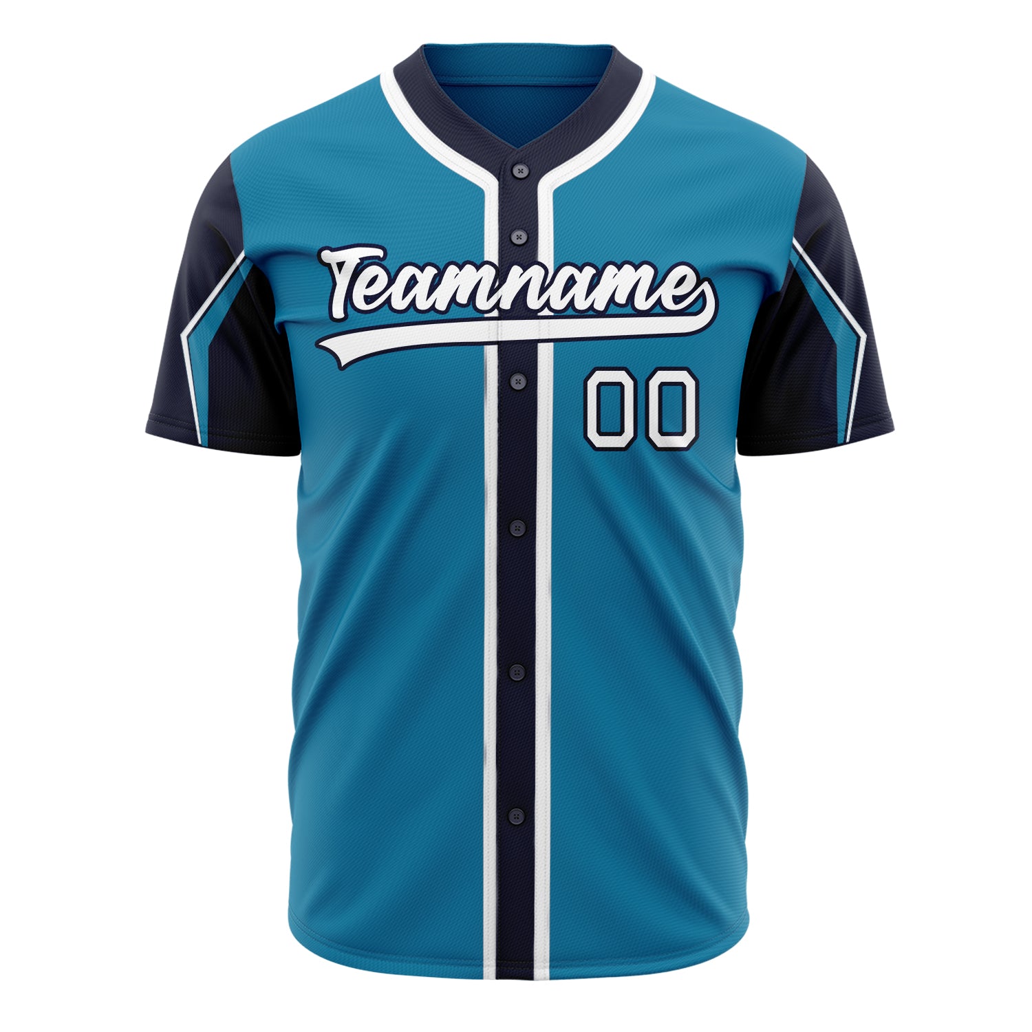 Benutzerdefiniertes Professionelles Pantherblau Marineblau Baseballtrikot