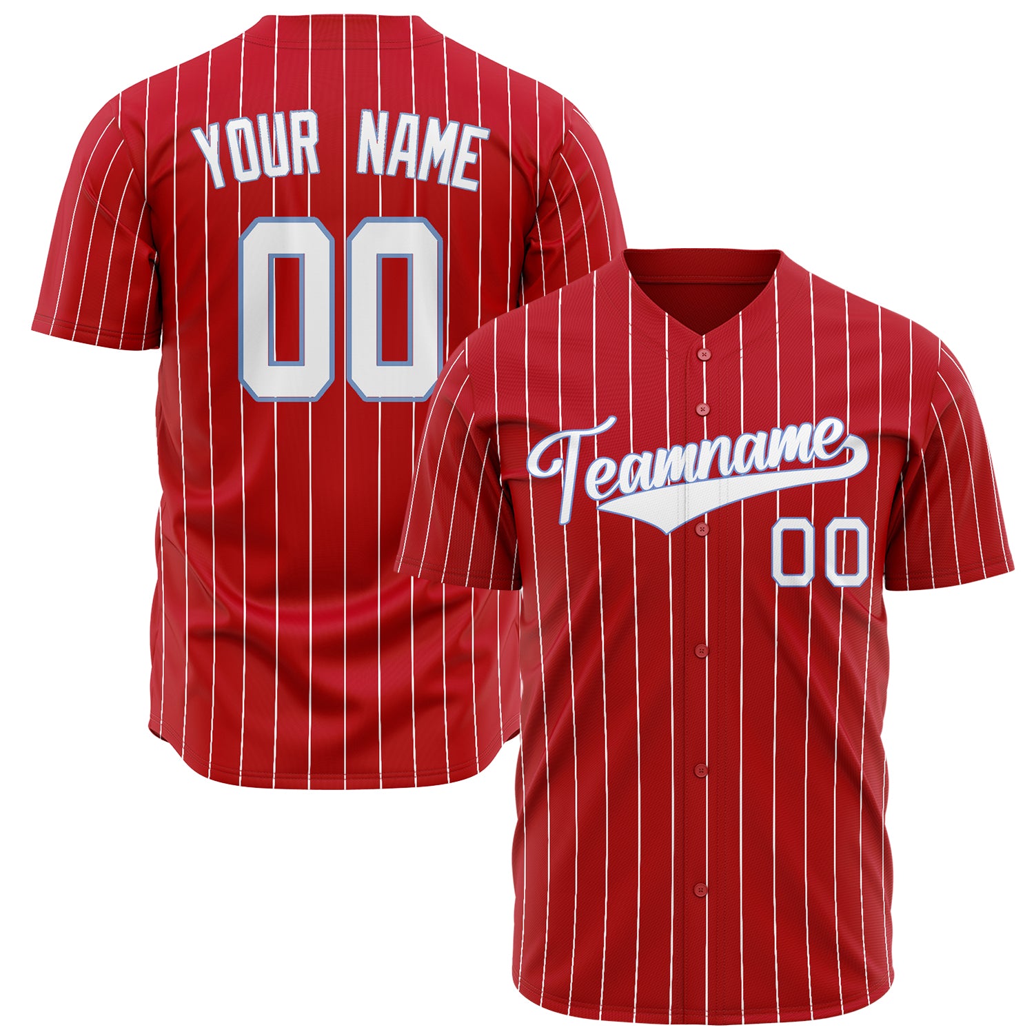 Benutzerdefiniertes Professionelles Rot Weiß Baseballtrikot BB02240603LJ277