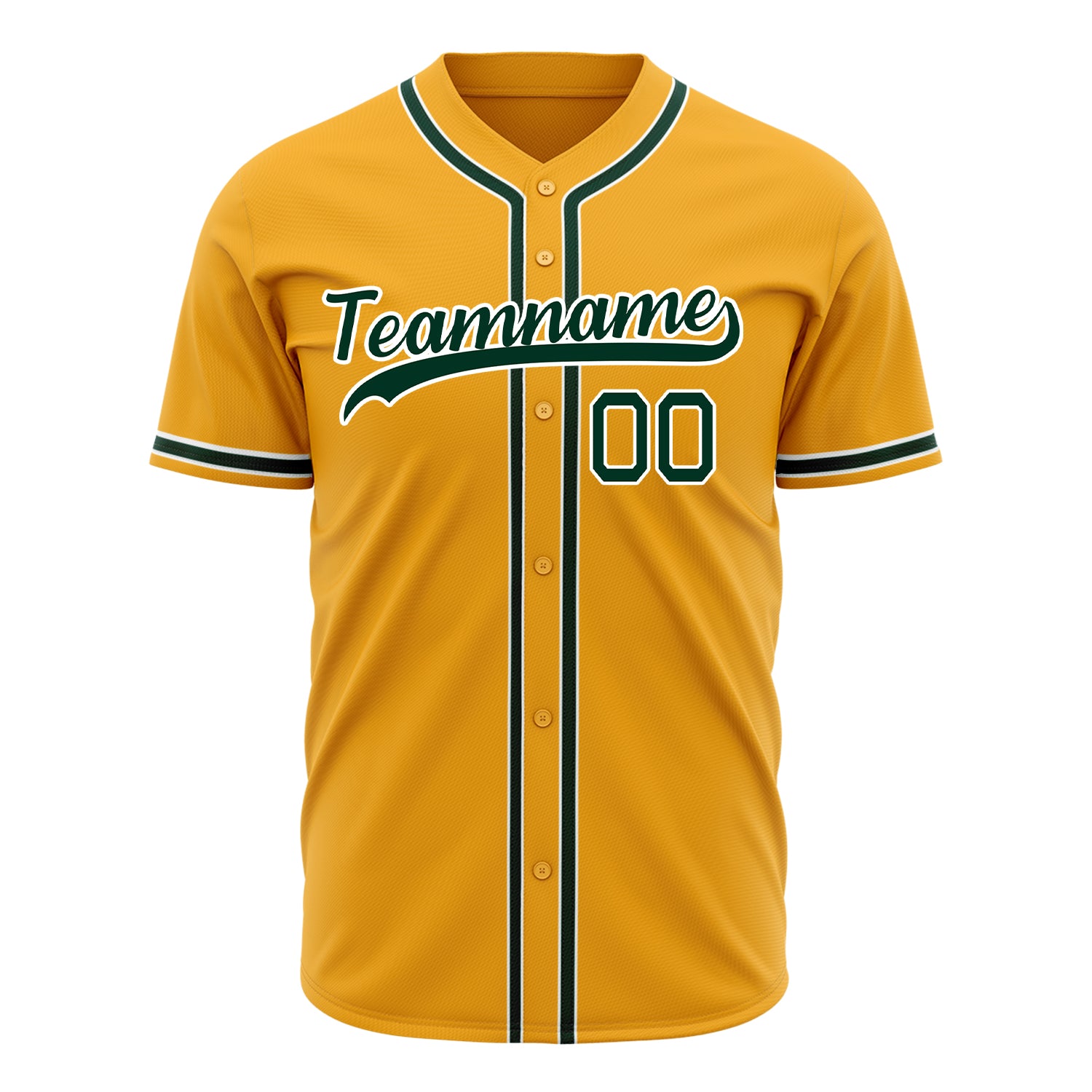 Benutzerdefiniertes Professionelles Gold Schwarz Baseballtrikot