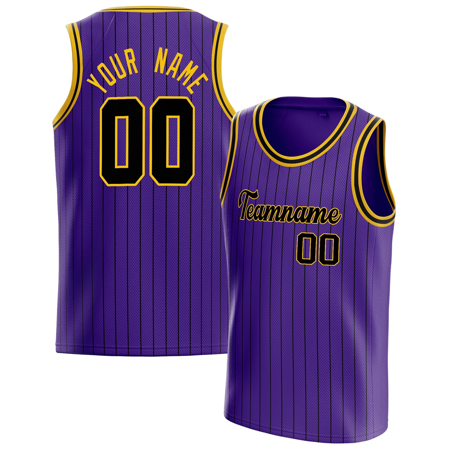 Benutzerdefiniertes Professionelles Lila Schwarz Basketballtrikot BS01240621JG121