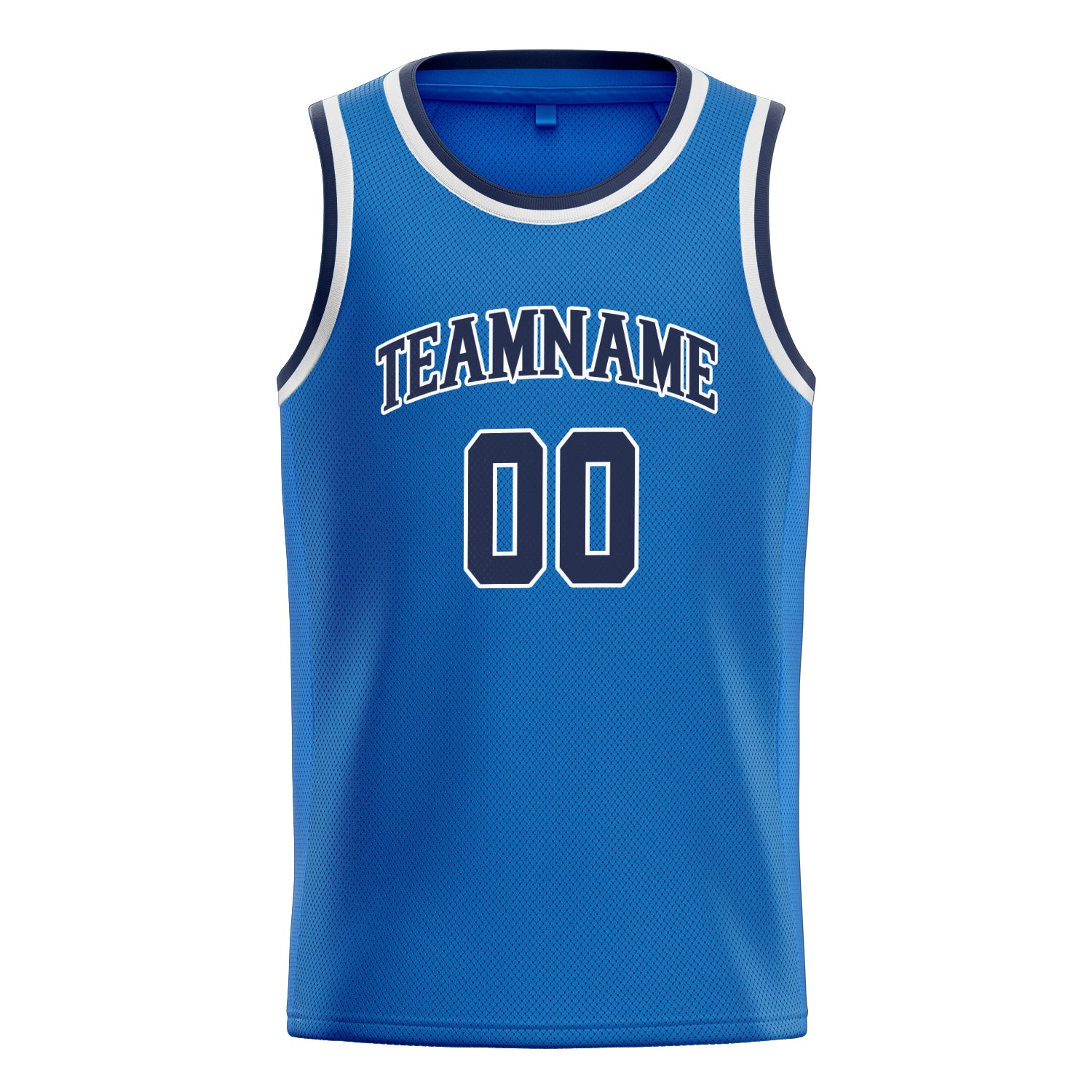 Benutzerdefiniertes Professionelles Blau Marineblau Basketballtrikot