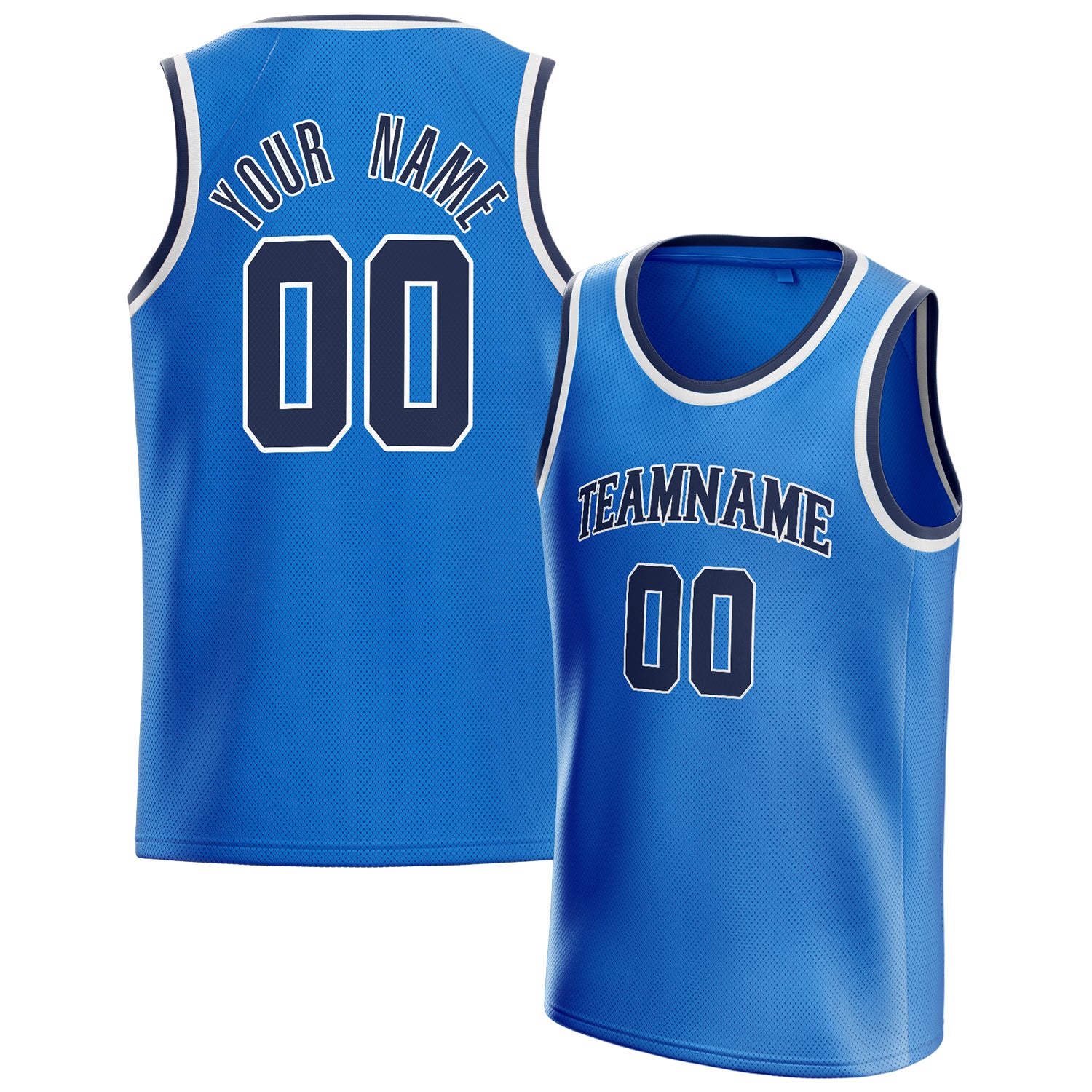 Benutzerdefiniertes Professionelles Blau Marineblau Basketballtrikot BS01240621XY023