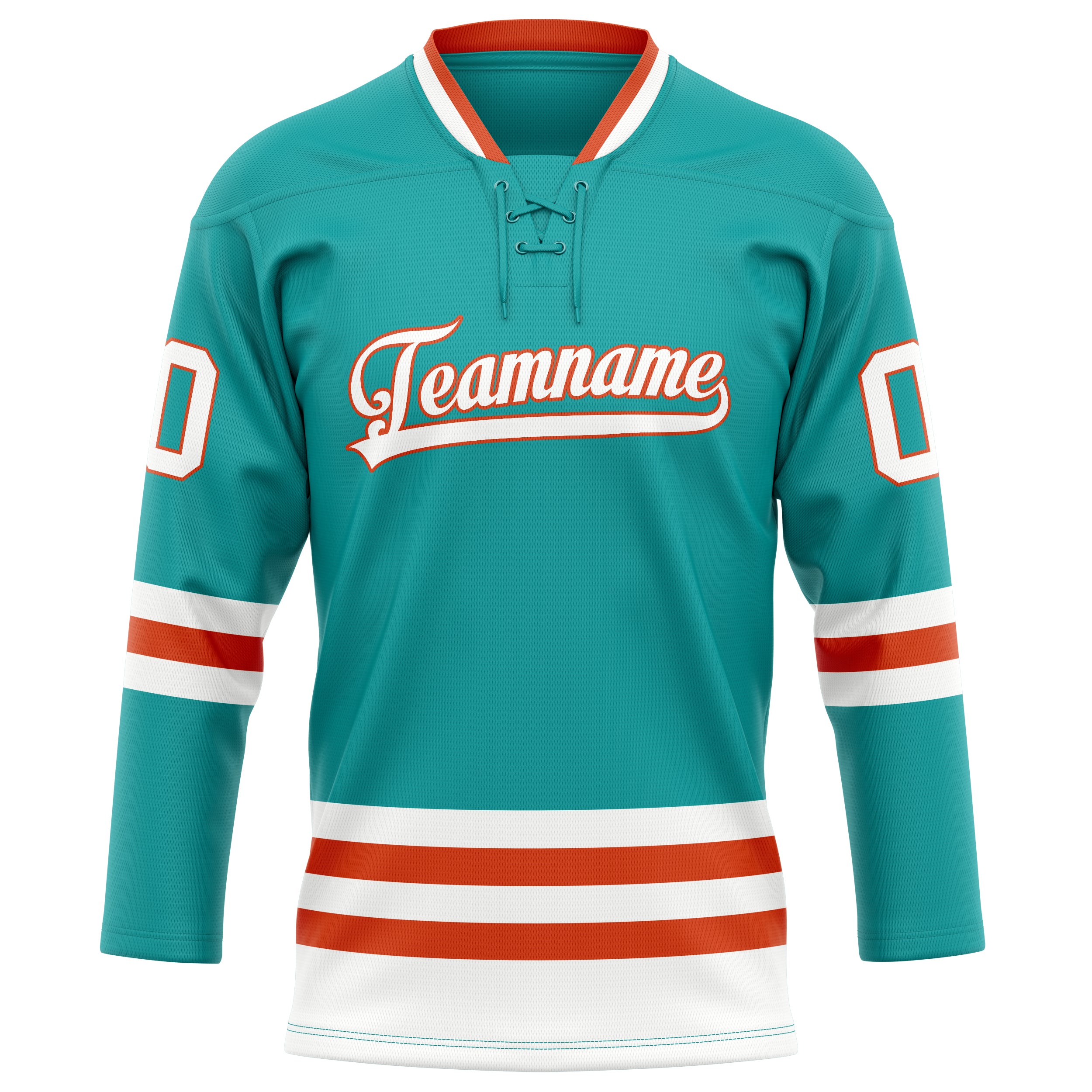 Aqua Weiß Eishockey Trikot