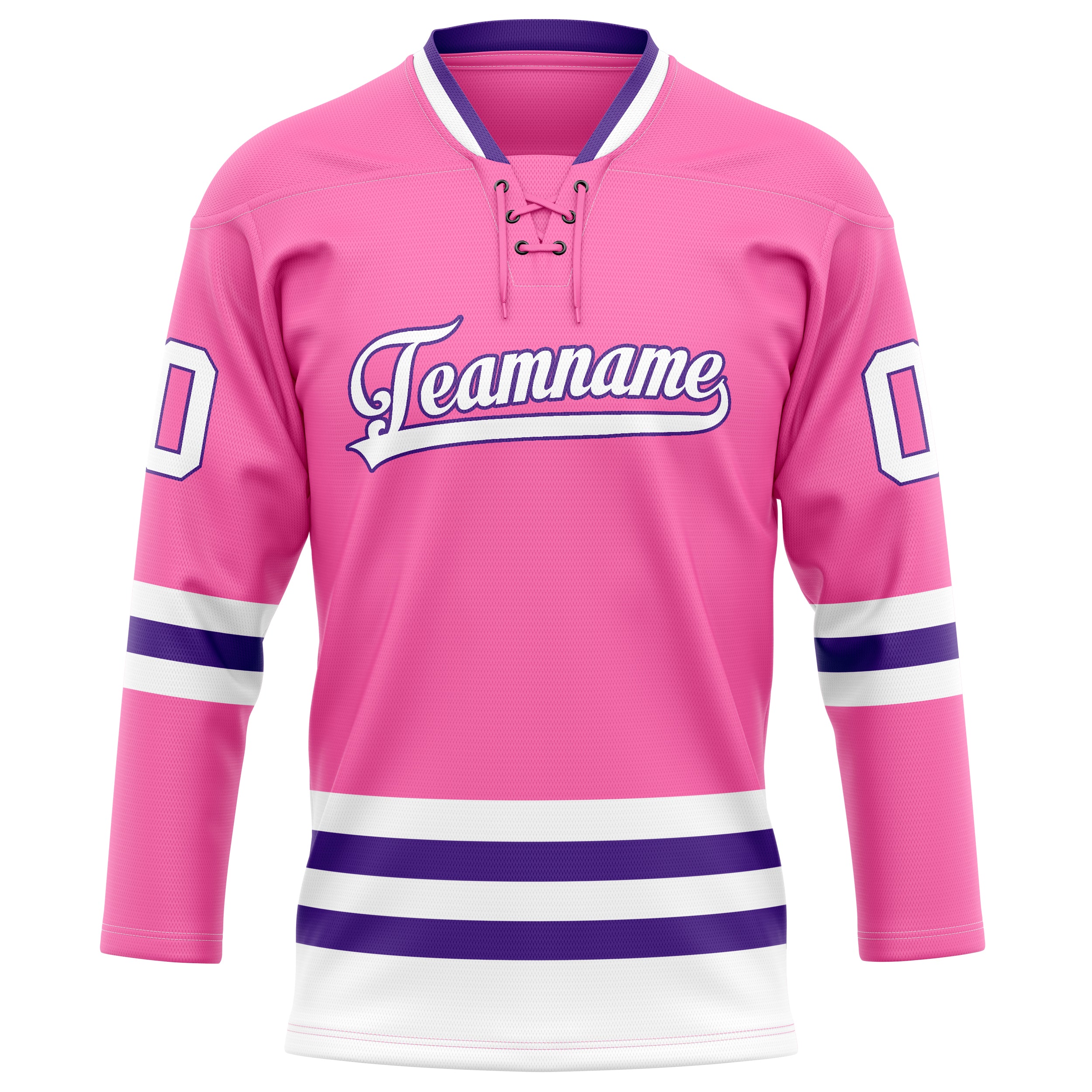 Rosa Lila Eishockey Trikot