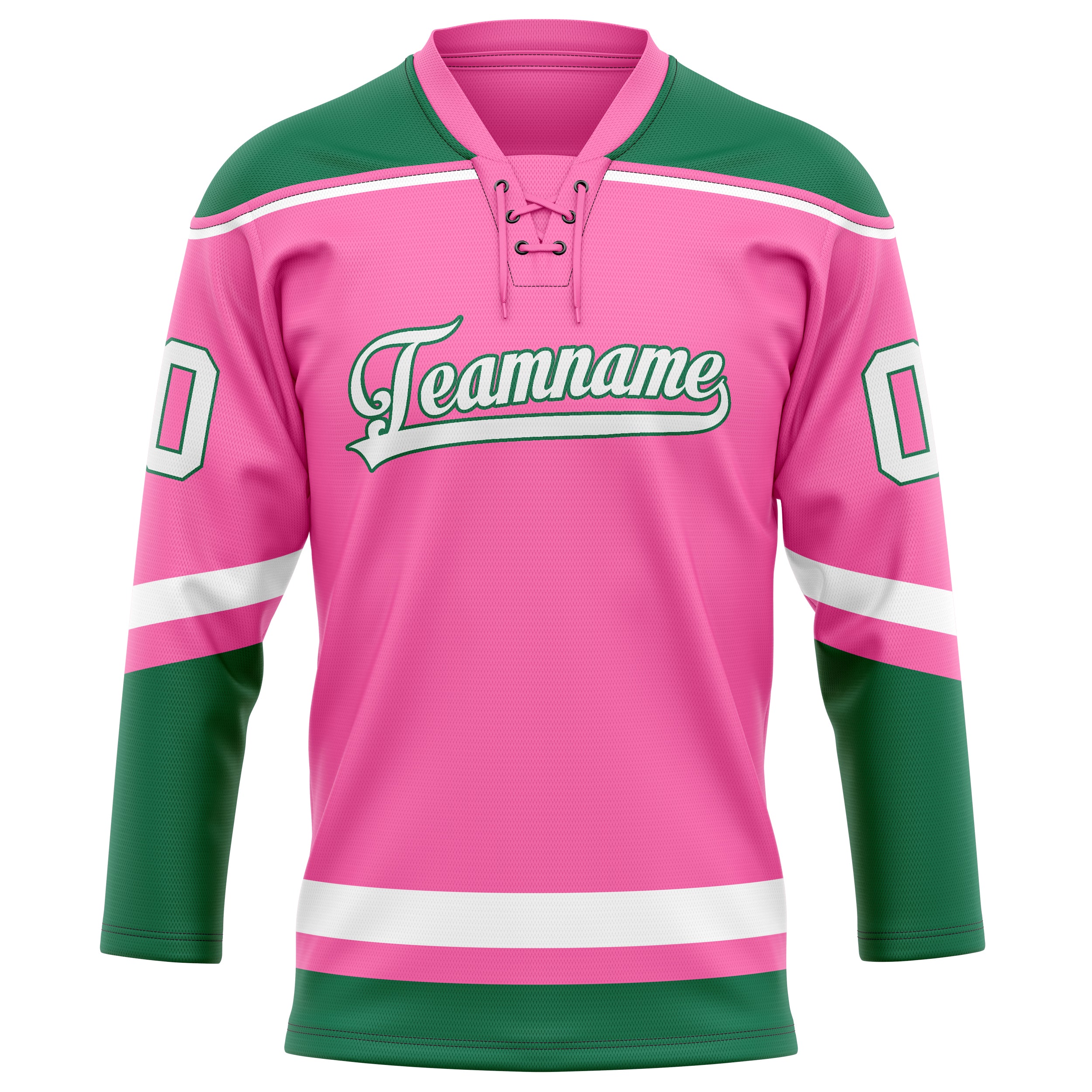 Rosa Kelly Grün Eishockey Trikot