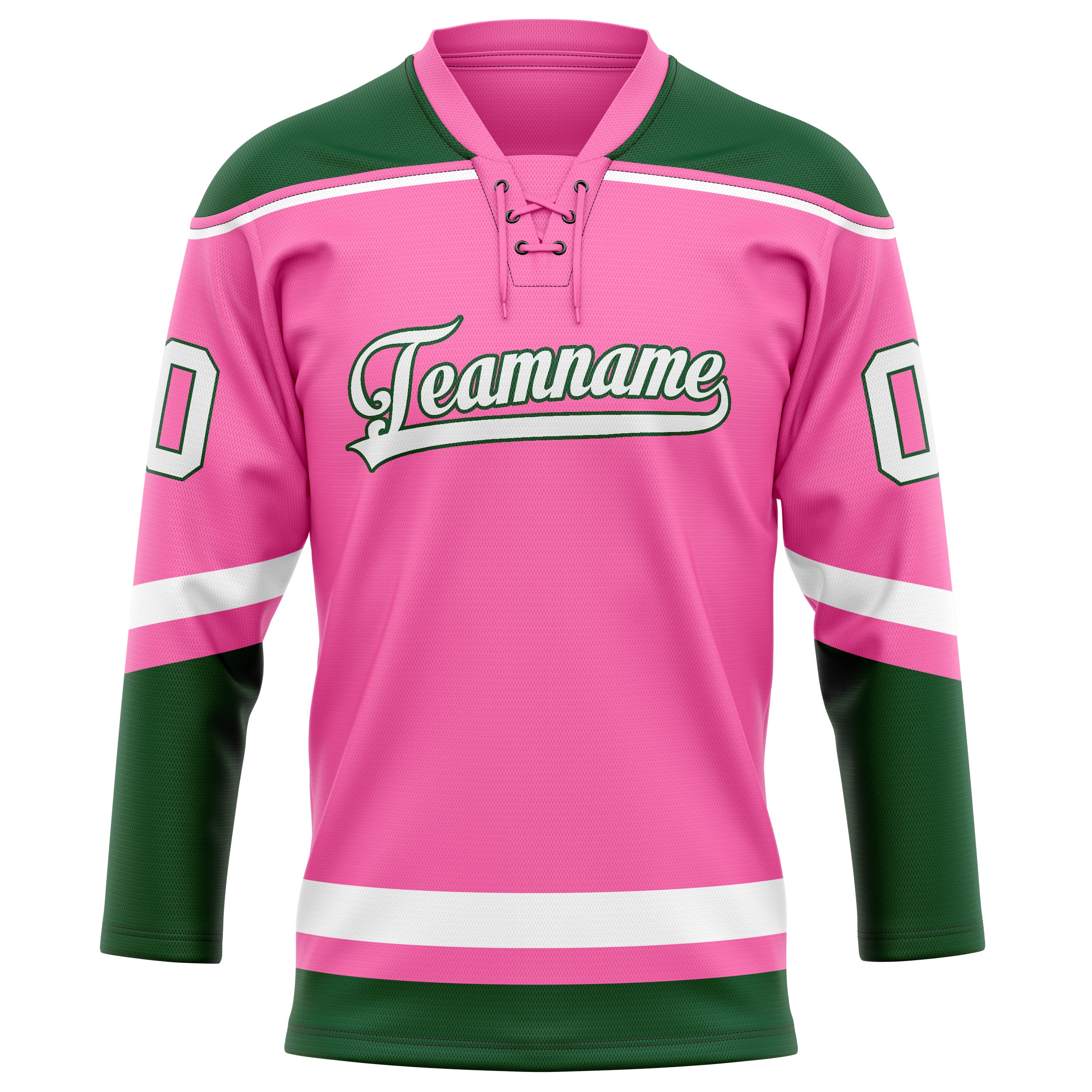 Rosa Kelly Grün Eishockey Trikot