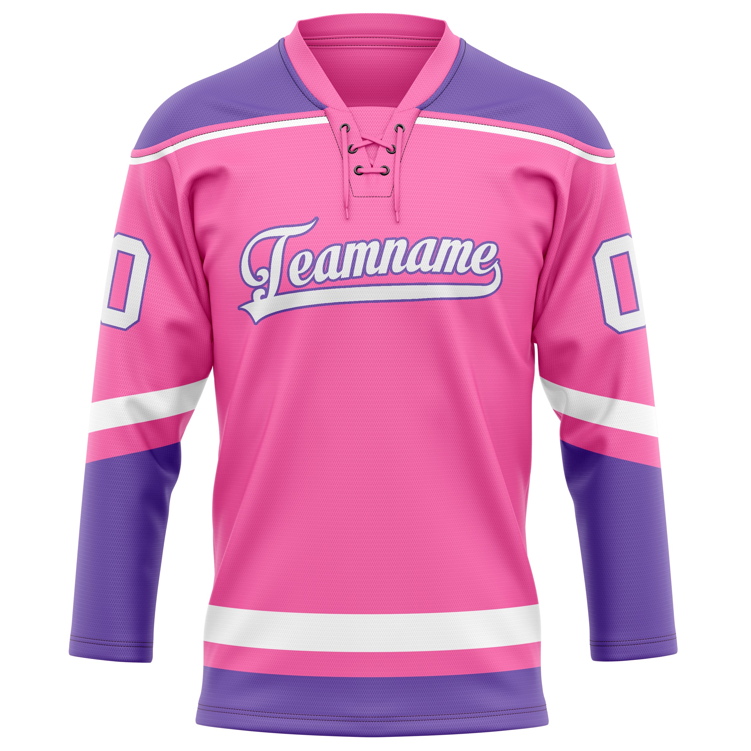 Rosa Lila Eishockey Trikot