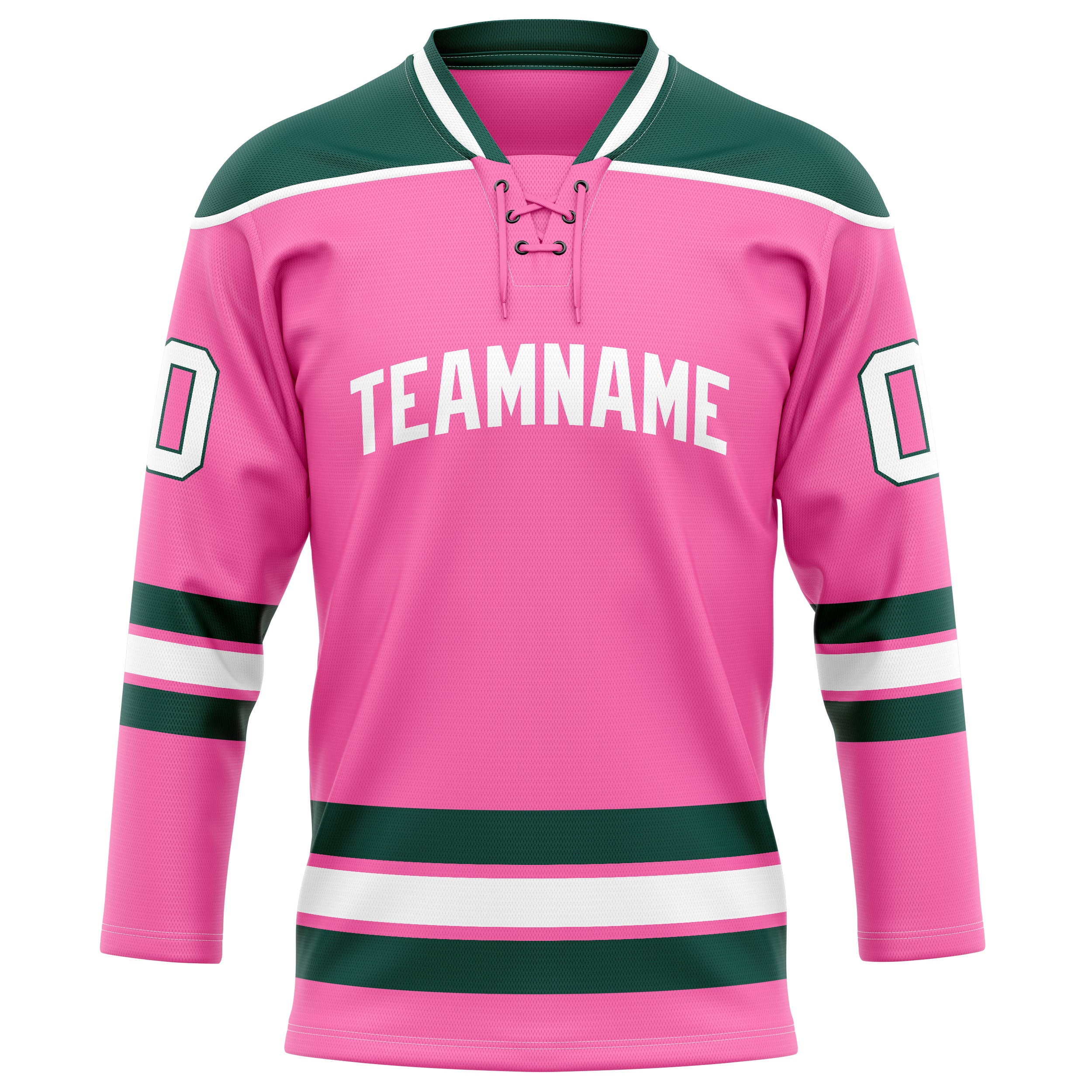 Rosa Kelly Grün Eishockey Trikot