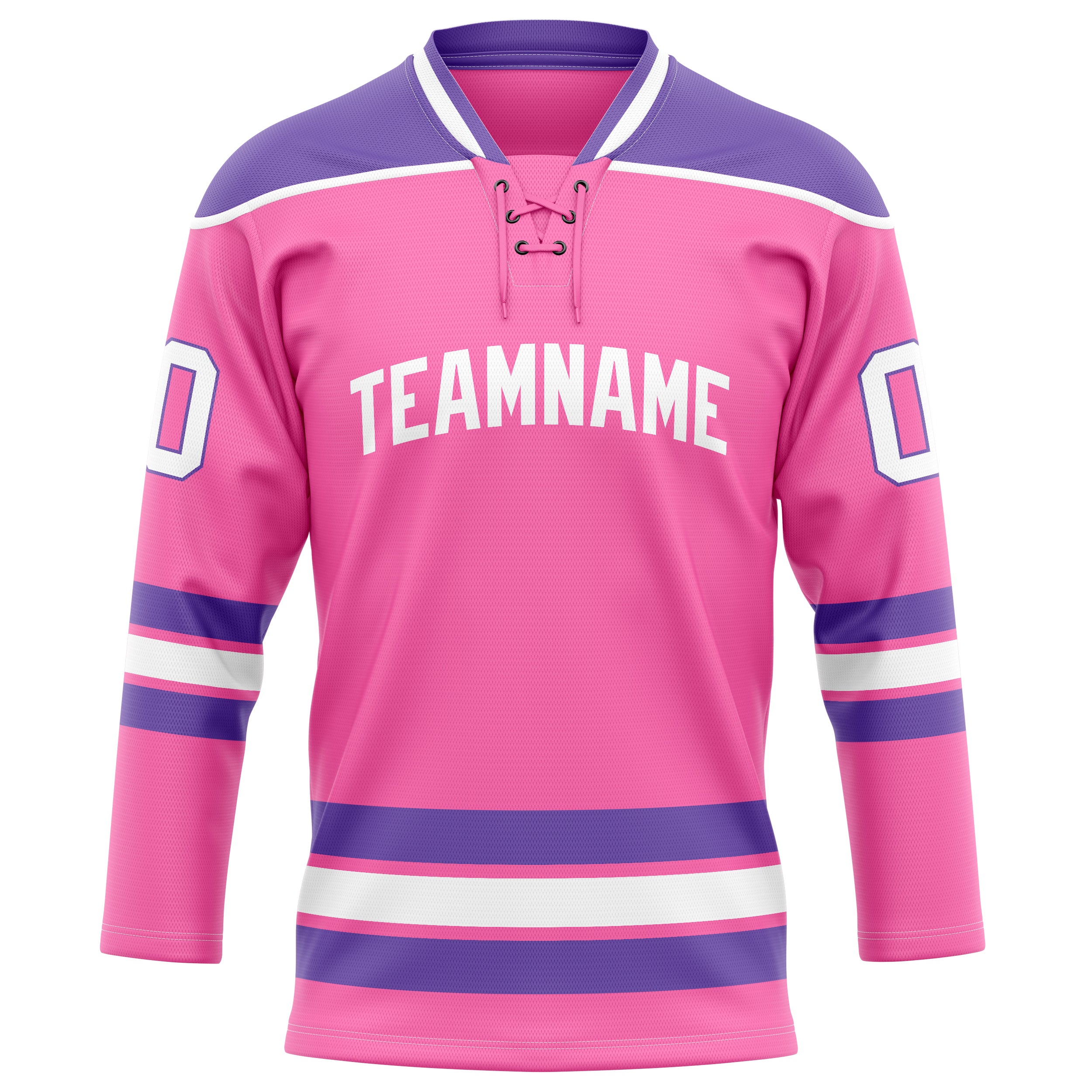 Rosa Lila Eishockey Trikot