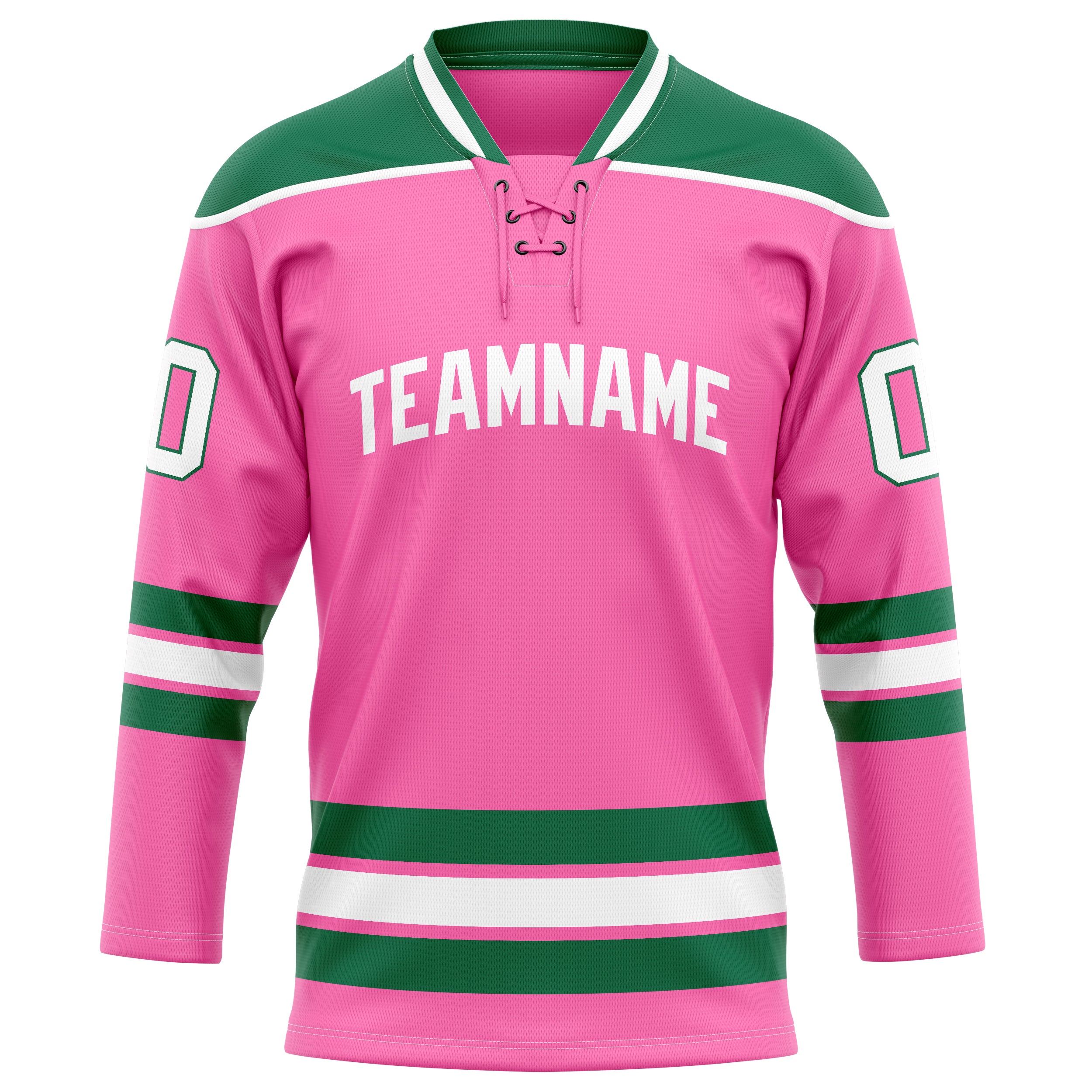 Rosa Kelly Grün Eishockey Trikot