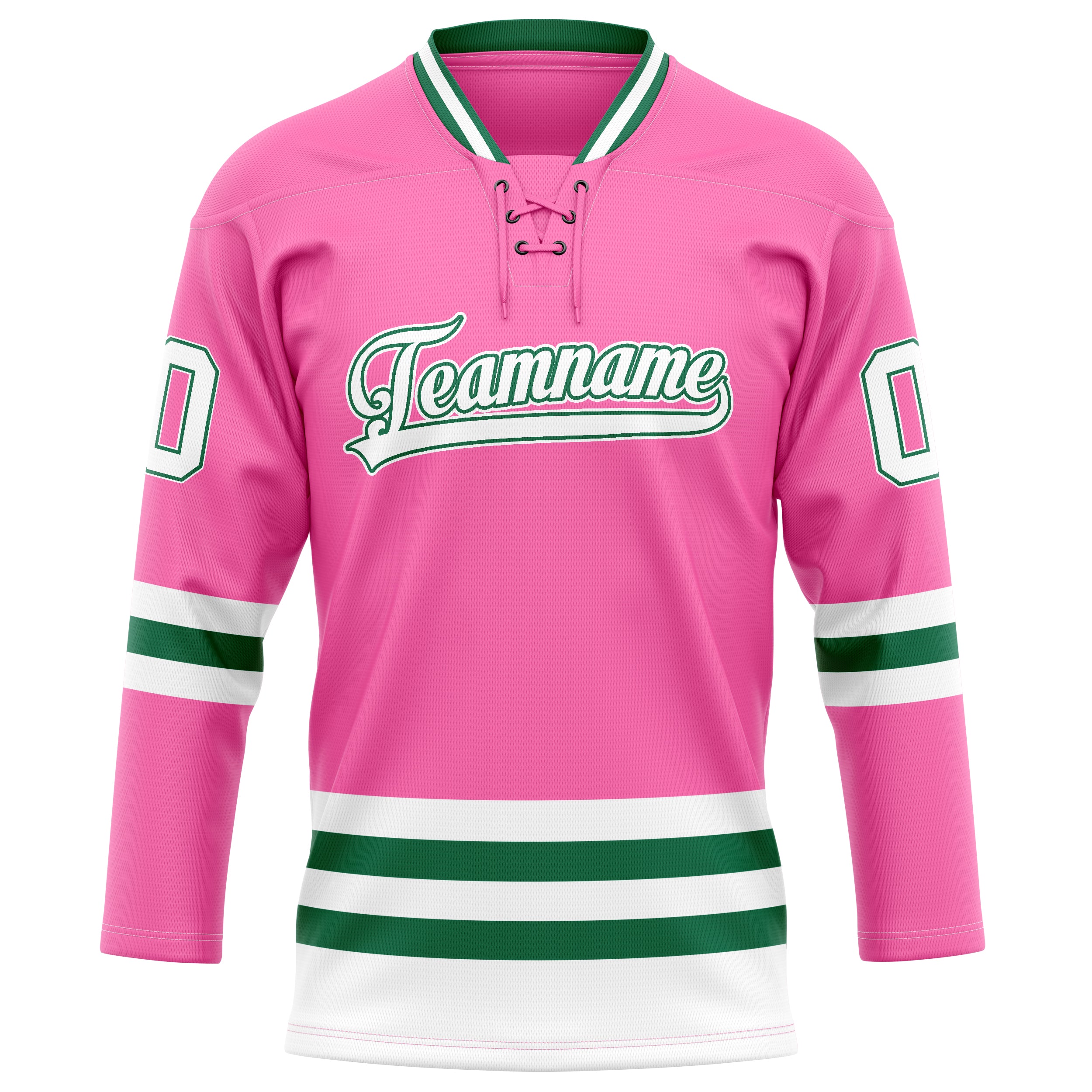 Rosa Kelly Grün Eishockey Trikot