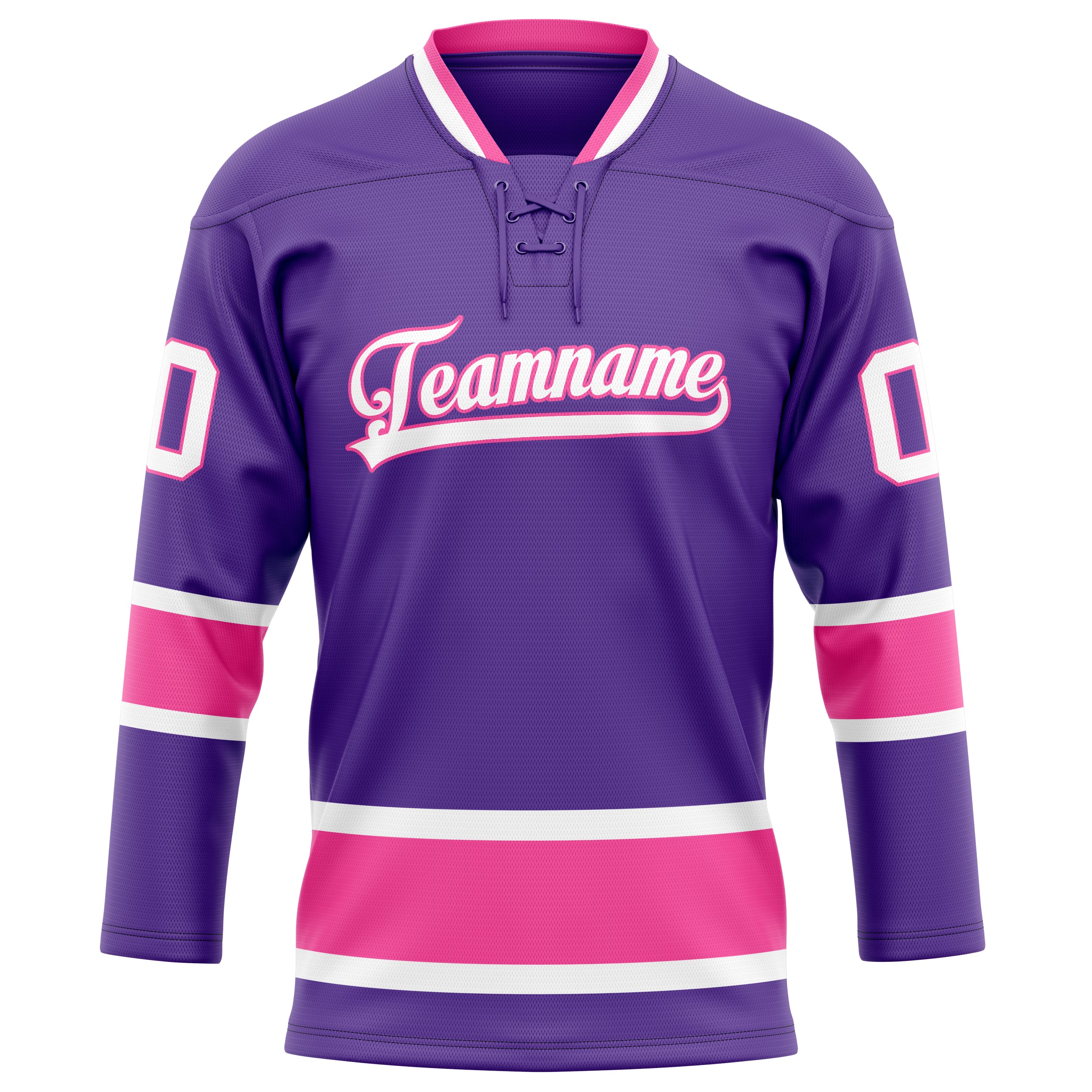 Lila Rosa Eishockey Trikot