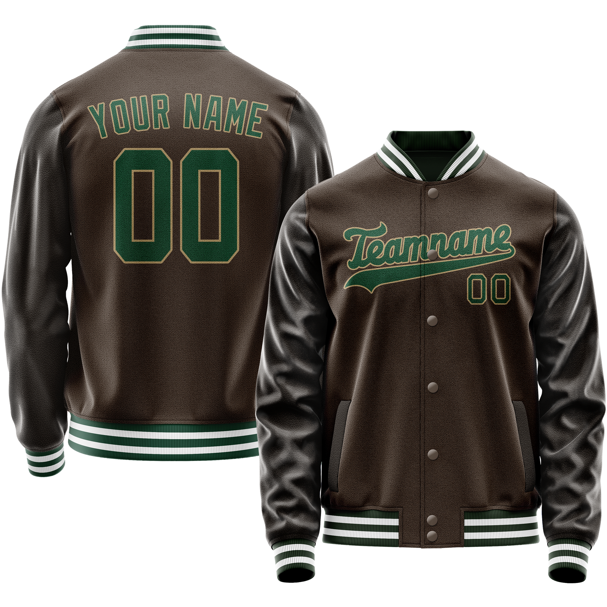 Maßgeschneidertes Braun Kelly Grün Jacke JA02240617XF084