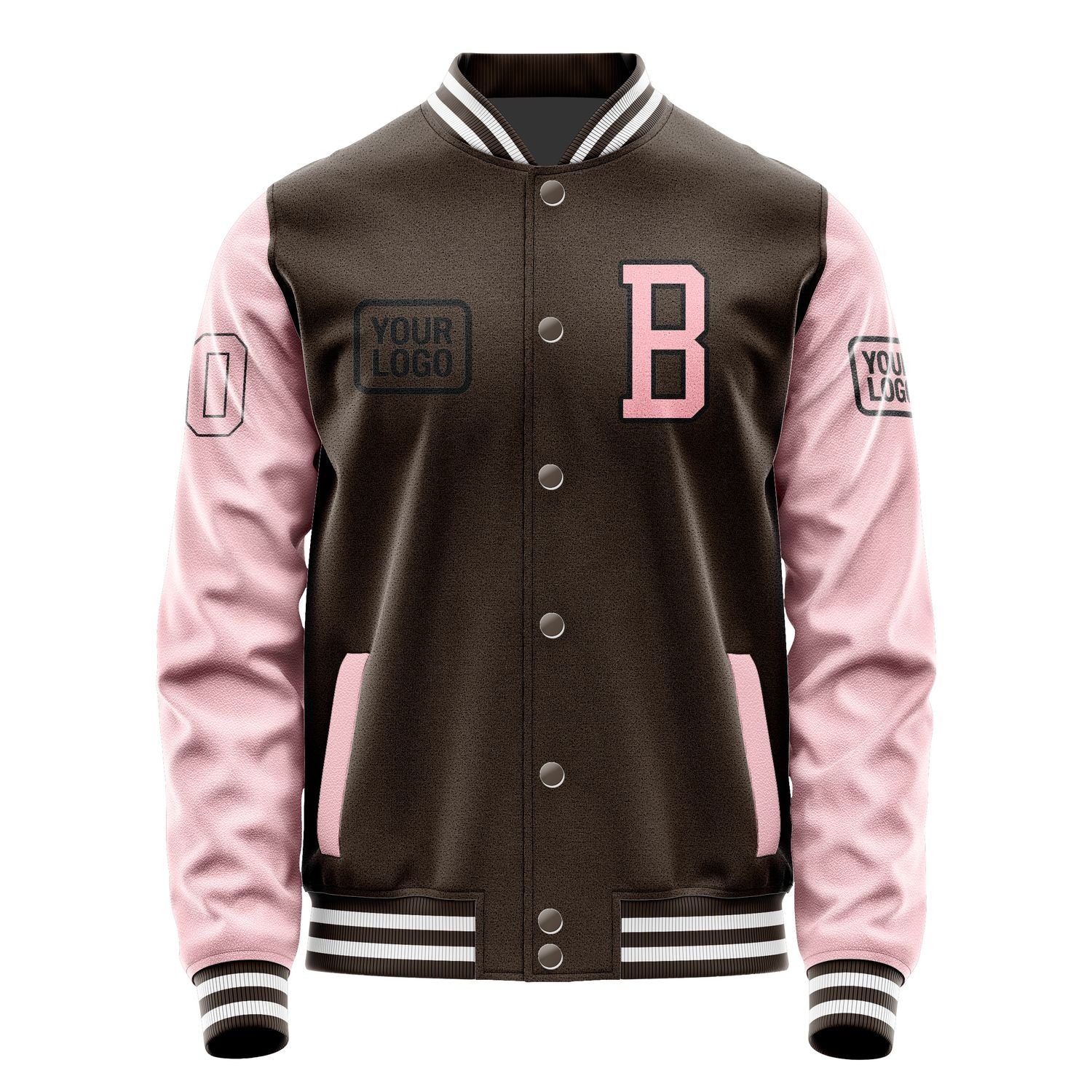 Maßgeschneidertes Braun Rosa Jacke JA010121011817212117