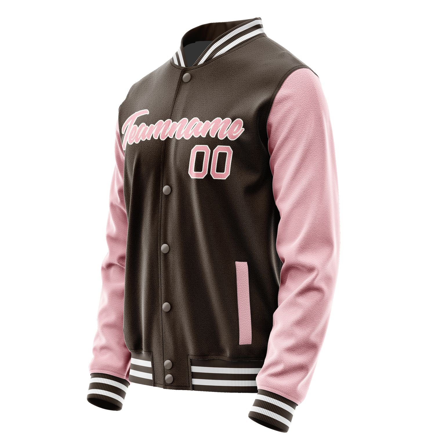 Maßgeschneidertes Braun Rosa Jacke JA0101210118B21821