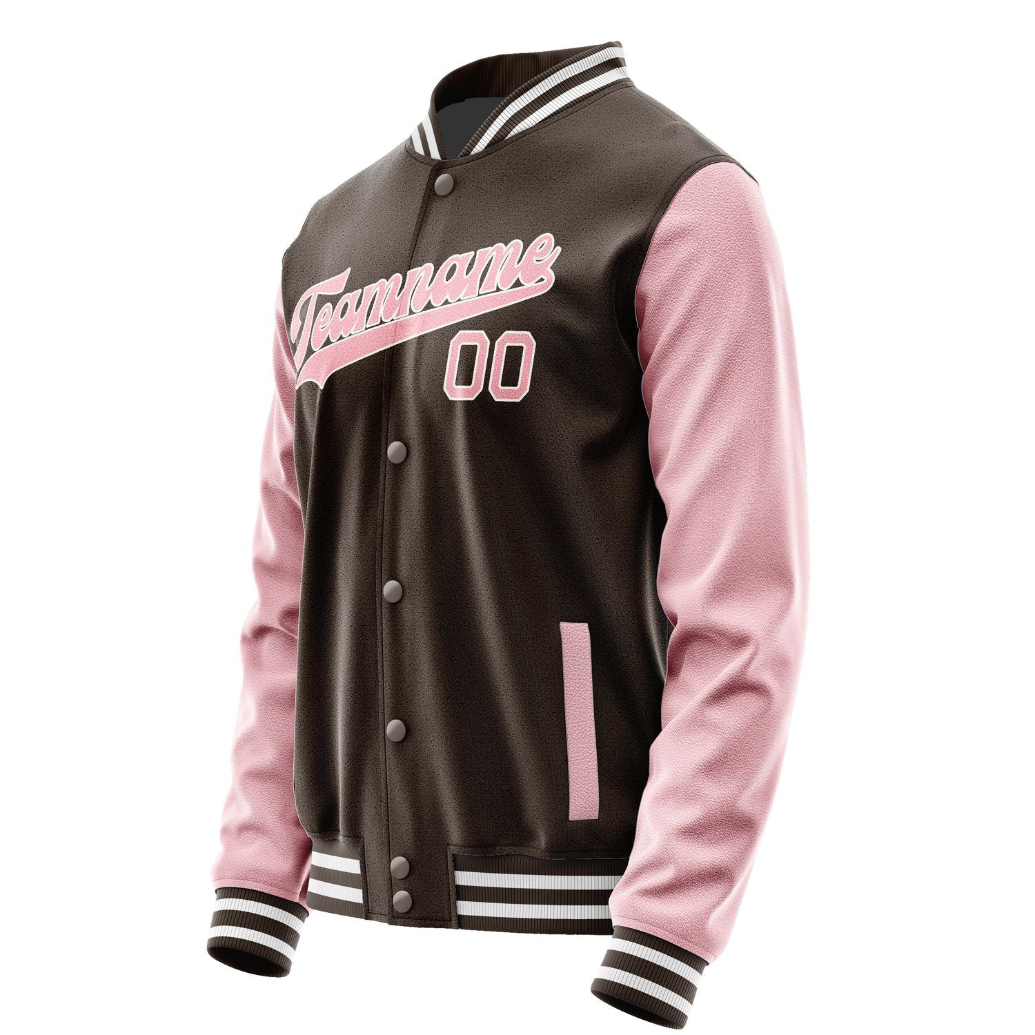 Maßgeschneidertes Braun Rosa Jacke JA0101210118B31821