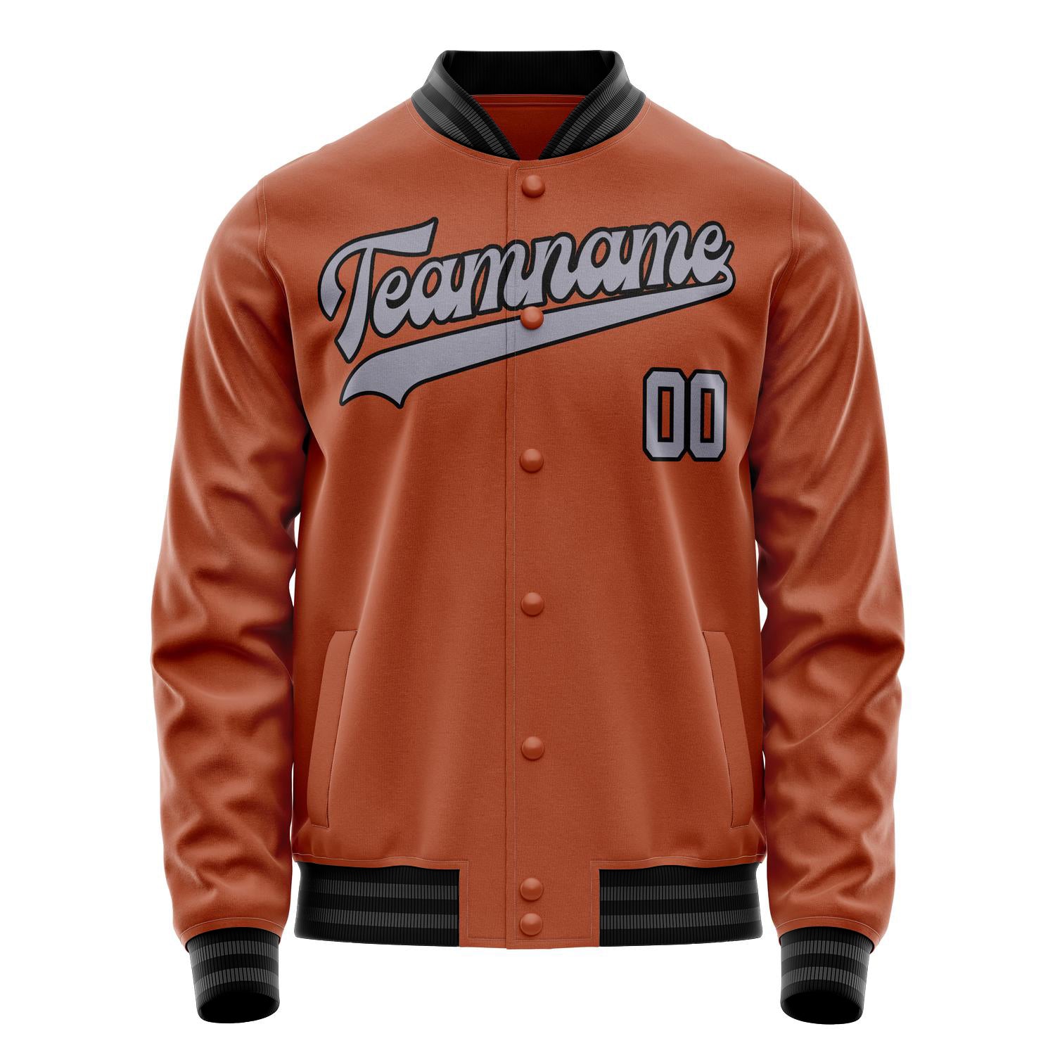 Maßgeschneidertes Texas Orange Grau Jacke