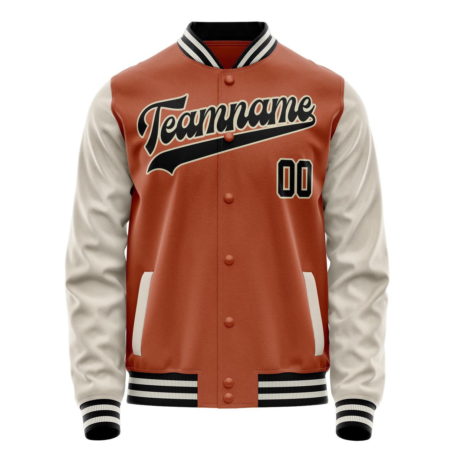 Maßgeschneidertes Texas Orange Creme Jacke