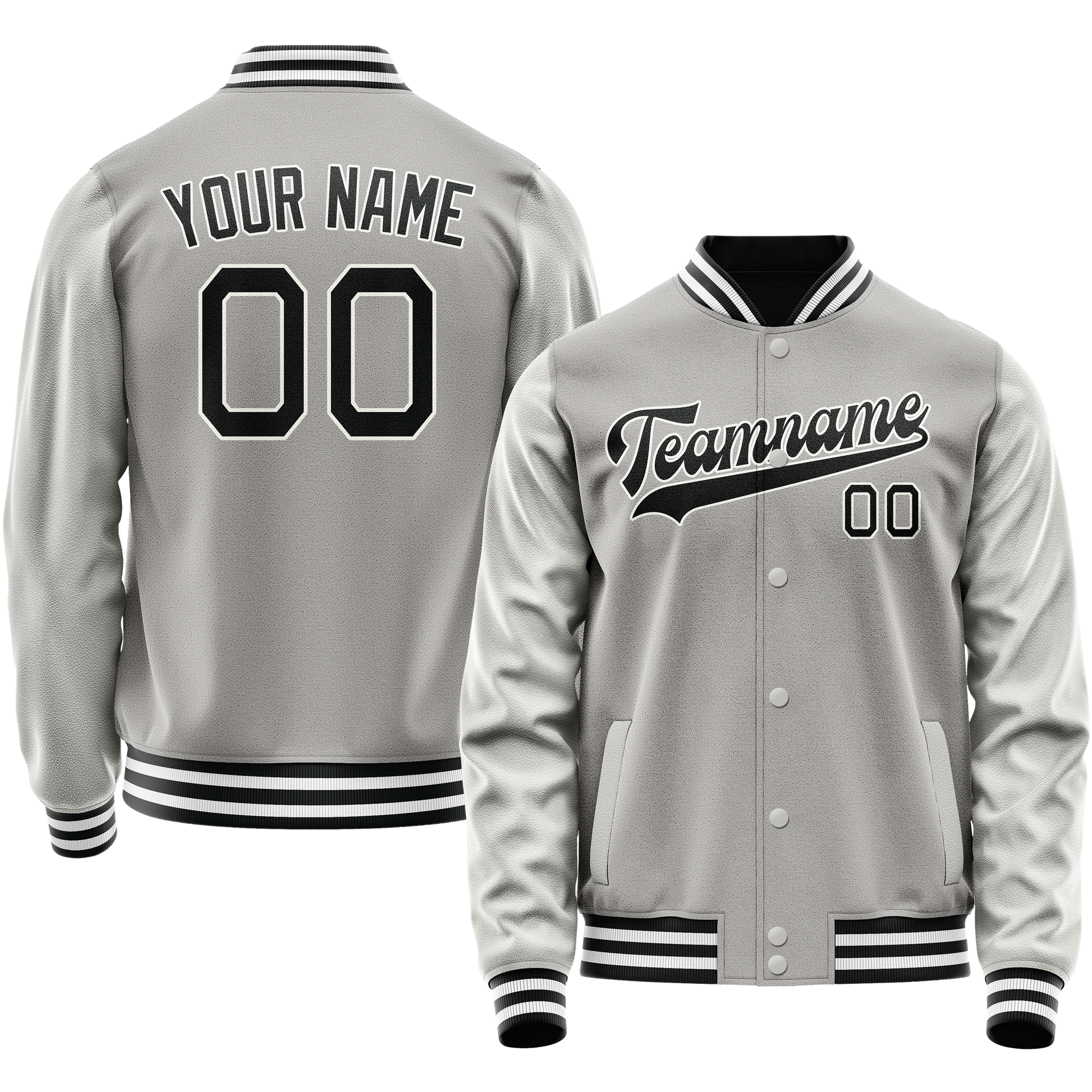 Maßgeschneidertes Grau Schwarz Jacke JA02240617YH174