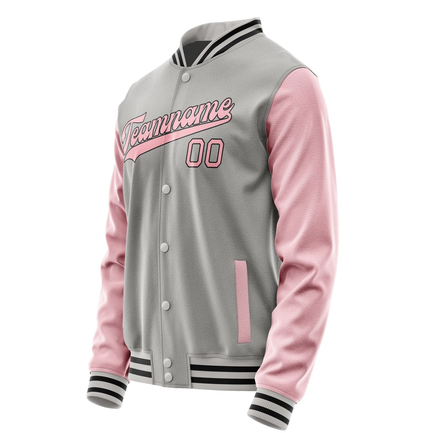 Maßgeschneidertes Grau Rosa Jacke JA0404210417B31721