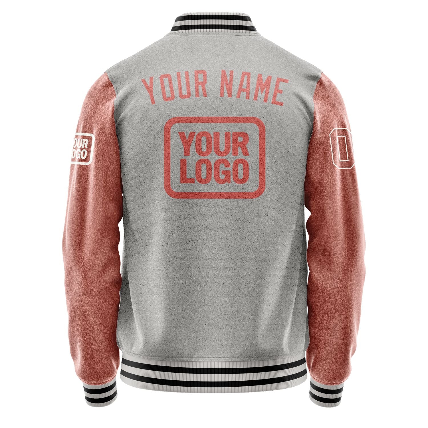 Maßgeschneidertes Grau Kupferrose Jacke JA040429041718292918