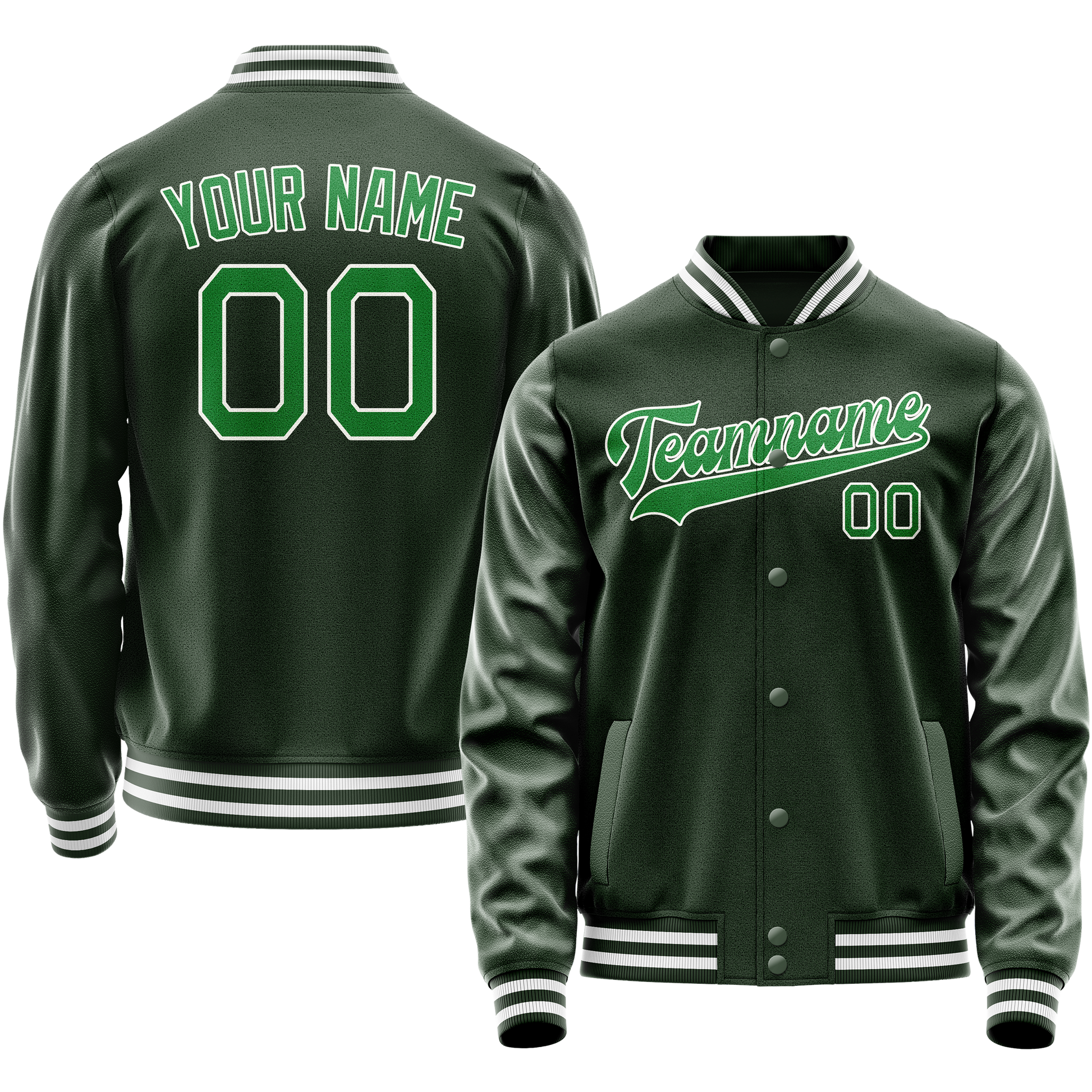 Maßgeschneidertes Grün Neongrün Jacke JA02240617JG196