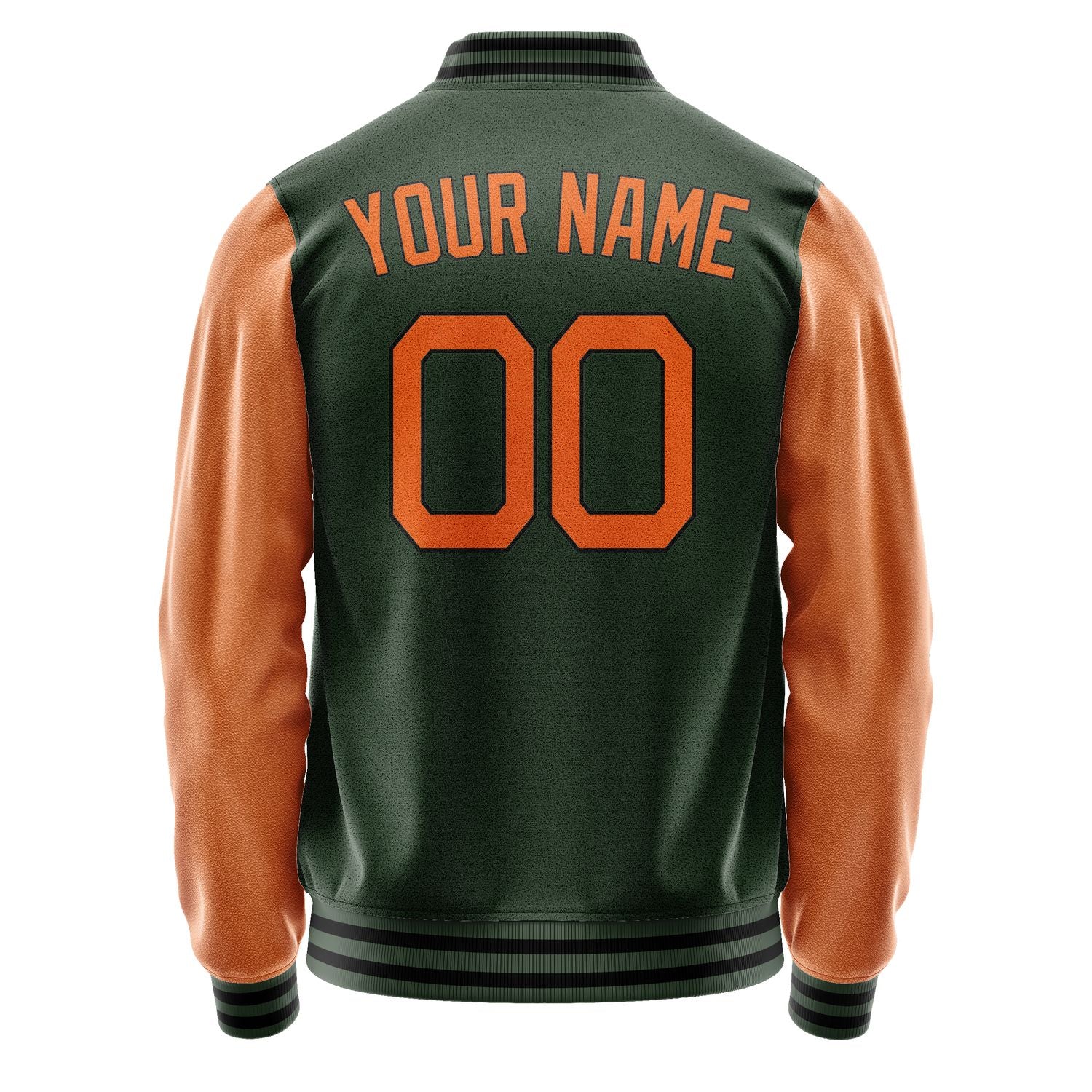 Maßgeschneidertes Tannengrün Orange Jacke JA0606280617B21728