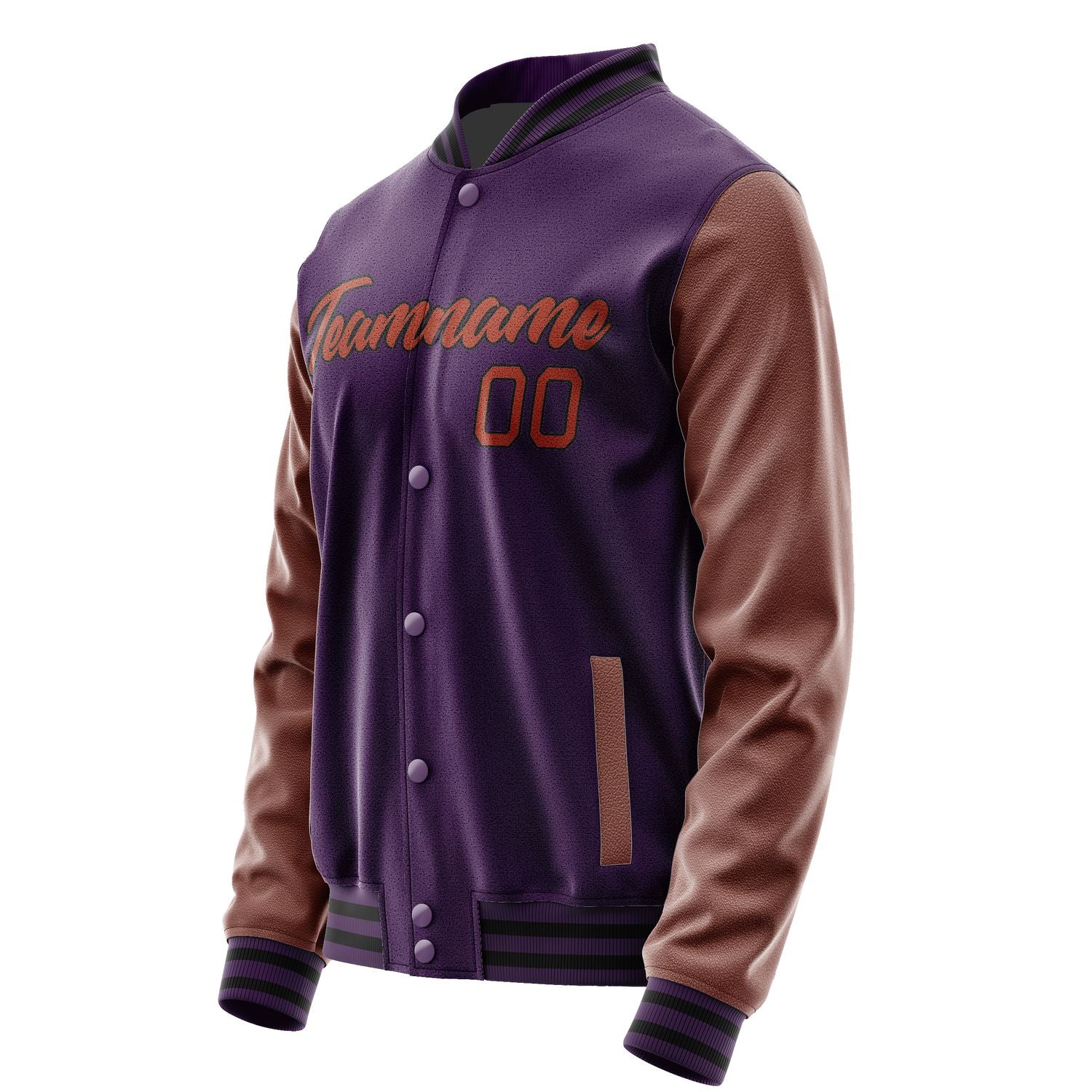 Maßgeschneidertes Lila Karmesinrot Jacke JA0707150719B21915