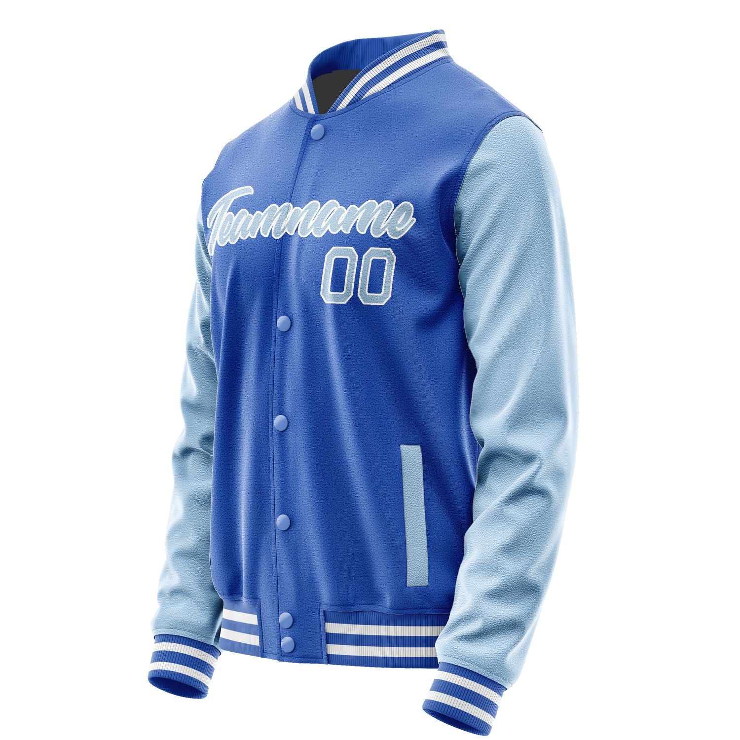 Maßgeschneidertes Himmelblau Hellblau Jacke JA0909080918B21808