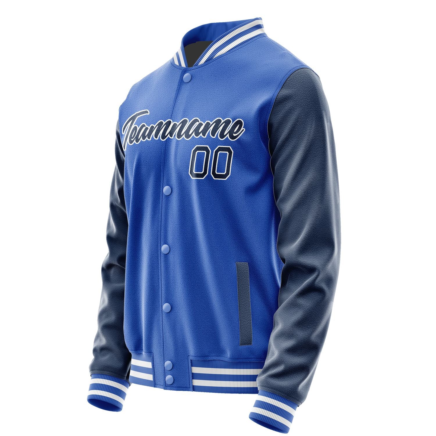Maßgeschneidertes Himmelblau Marineblau Jacke JA0909100918B21810