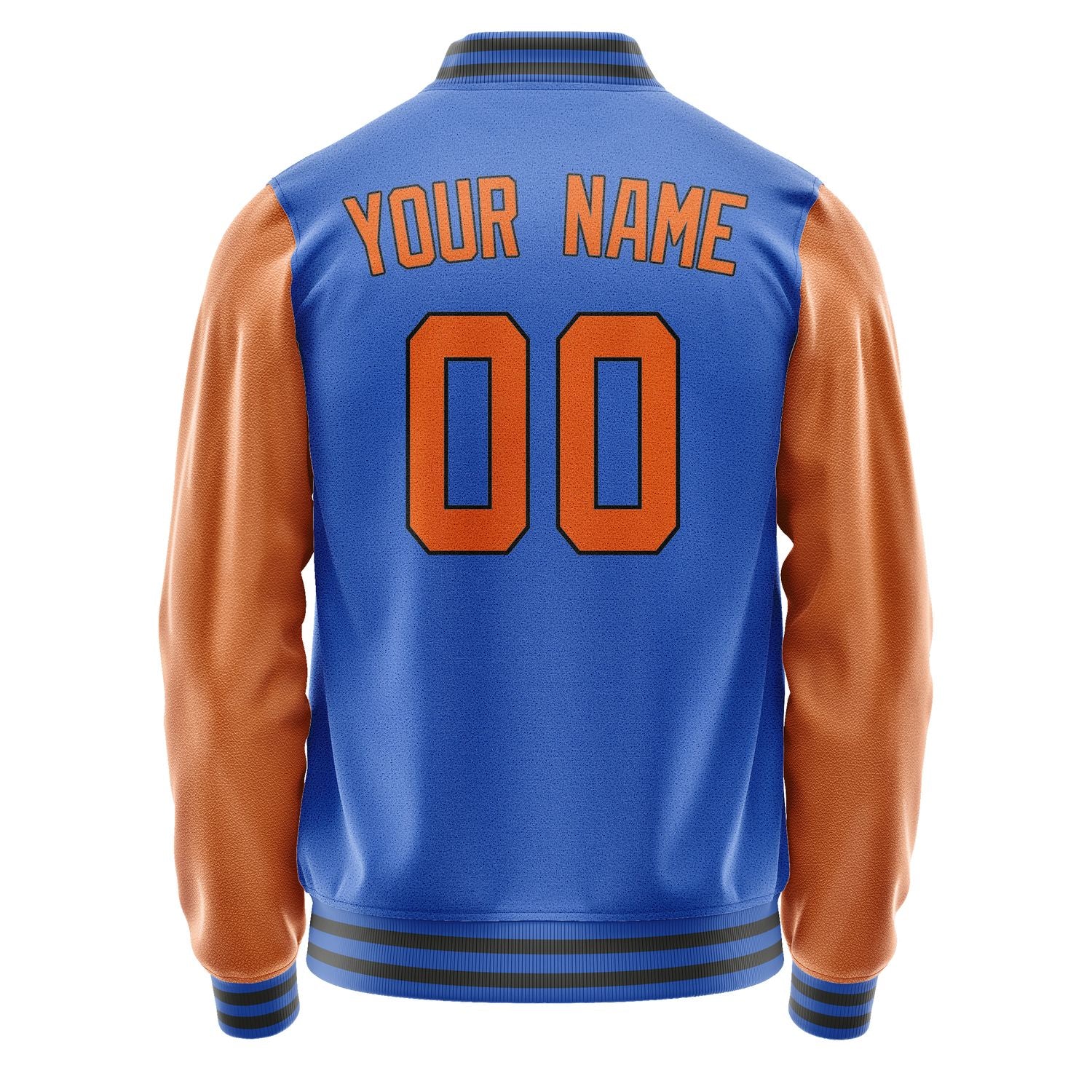 Maßgeschneidertes Himmelblau Orange Jacke JA0909280920B31728