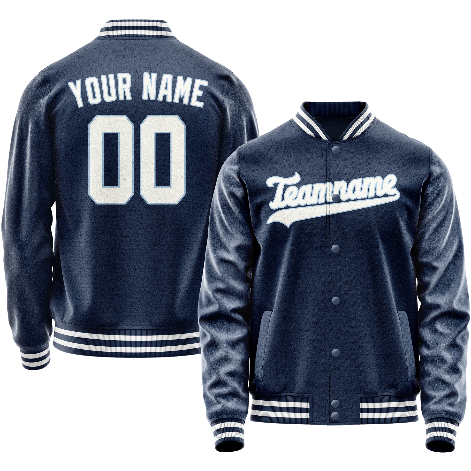 Maßgeschneidertes Königsblau Weiß Jacke JA02240617XF563